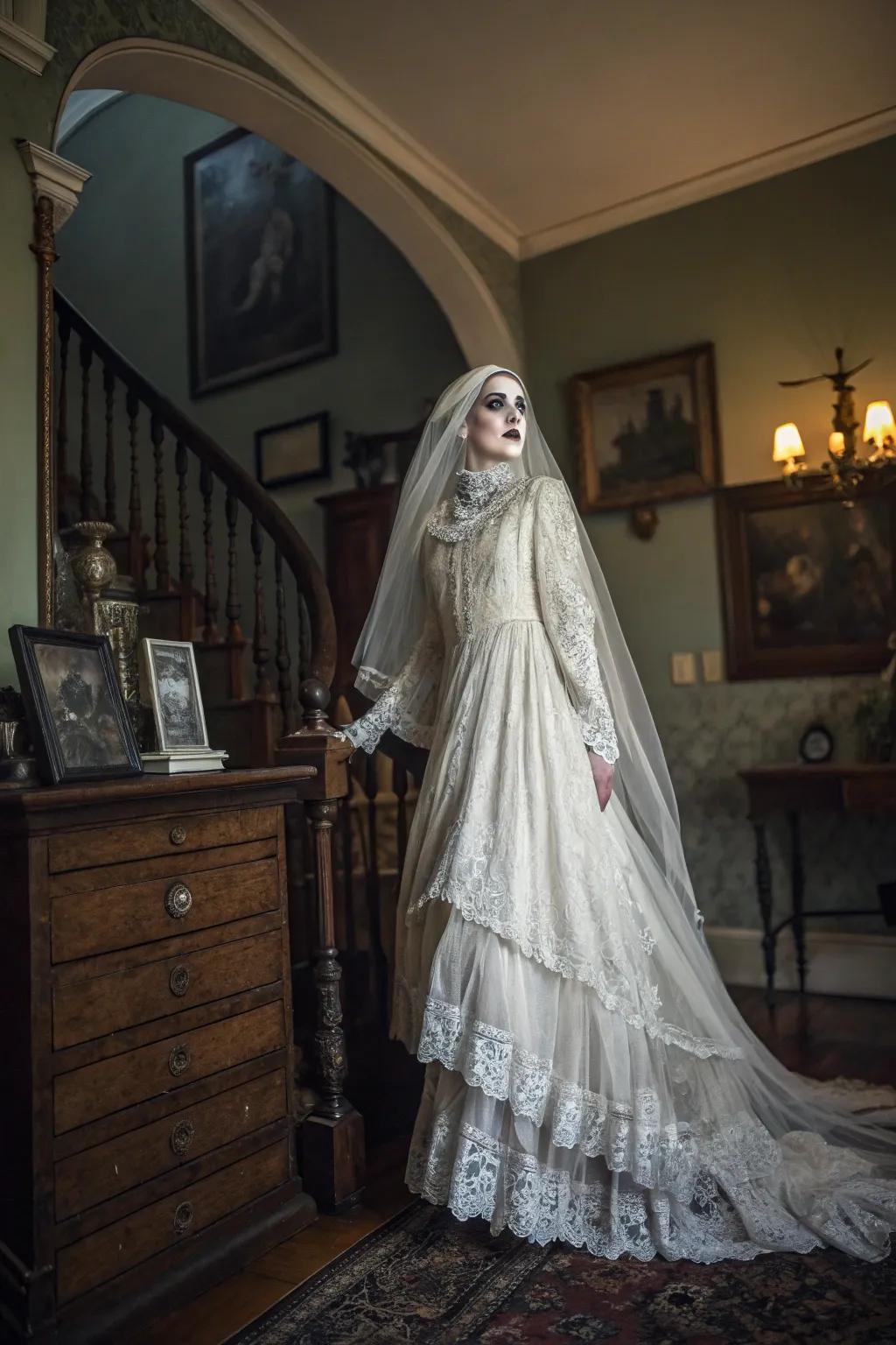 A hauntingly beautiful Victorian ghost ensemble.