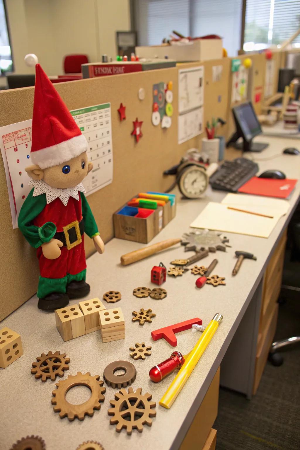 An elf workshop brings out the creative spirit of the holidays.