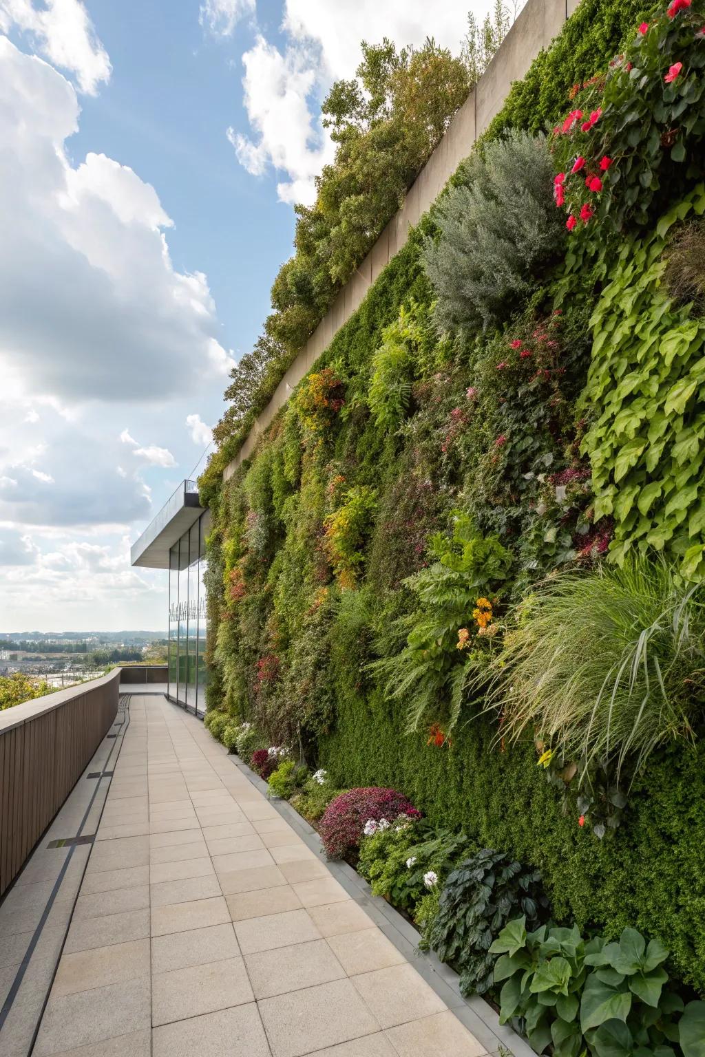 Bring life to your walls with a vertical garden.