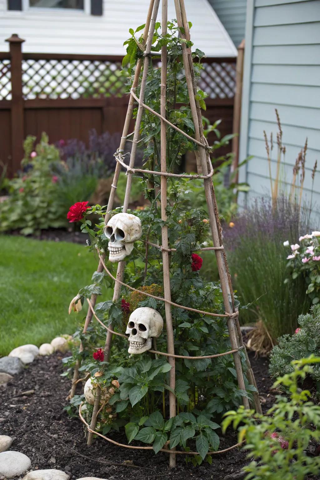 A chilling skeletal tree to give your yard a spooky vibe.