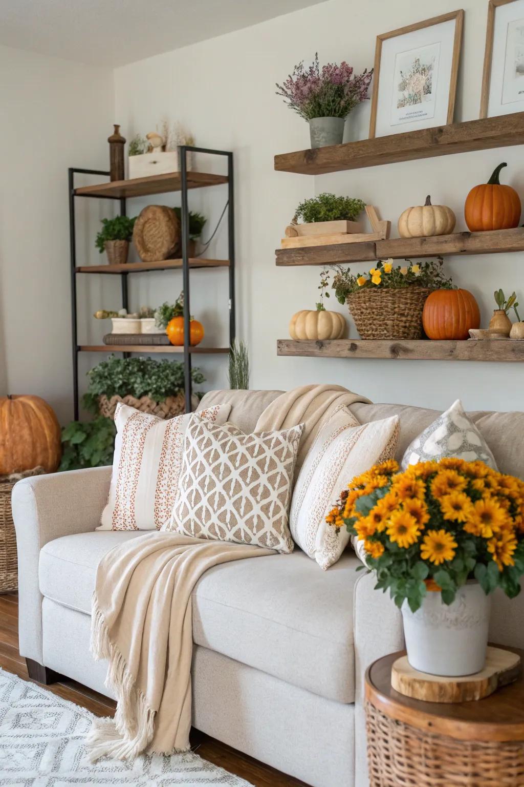 Seasonal decor keeps your space feeling fresh.