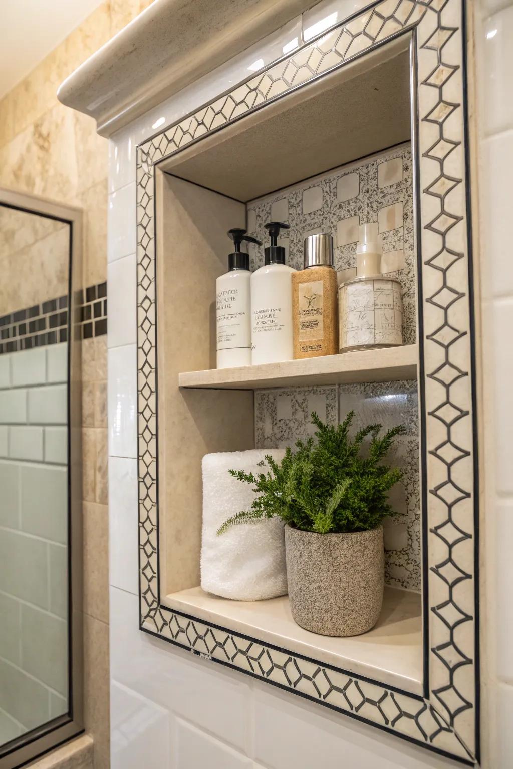 Accent trim draws attention to architectural features.