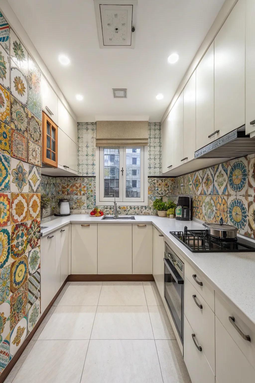 A striking backsplash can inject color and character into your kitchen.