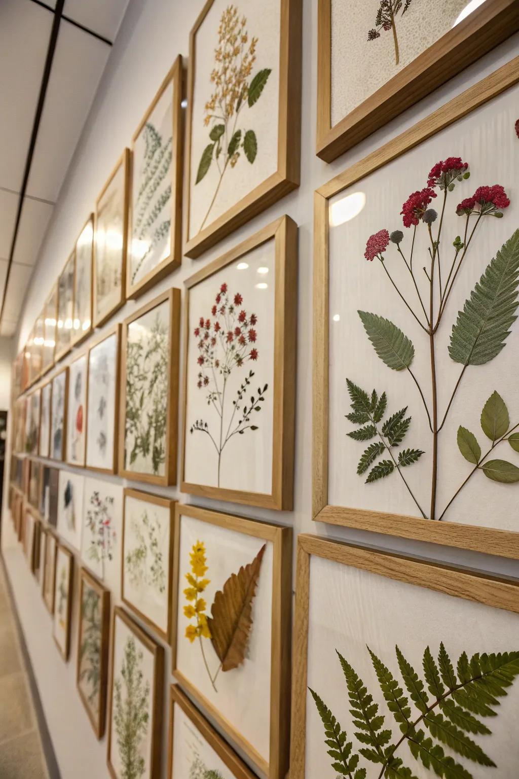 Botanical frames add a natural element to your decor.