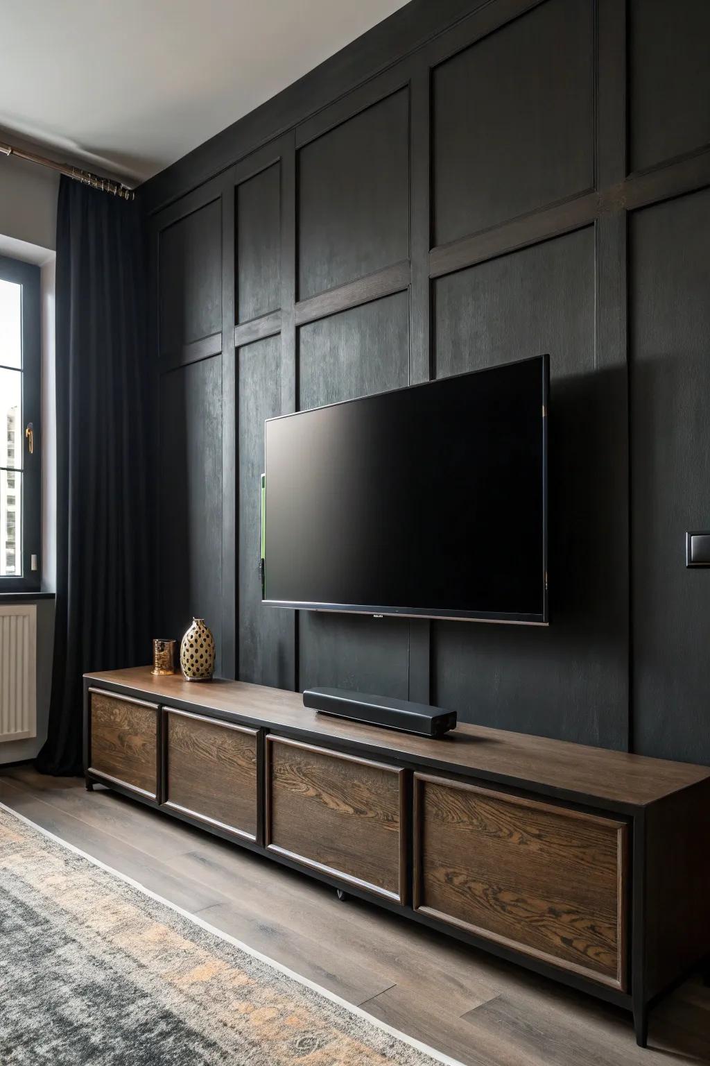 Camouflaging your TV can make it blend effortlessly into the decor.