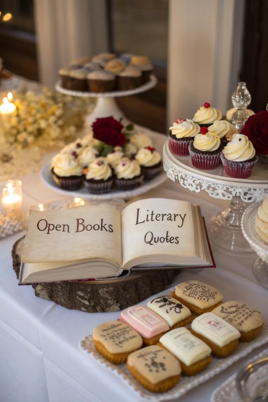 Sweeten the party with a themed dessert table.