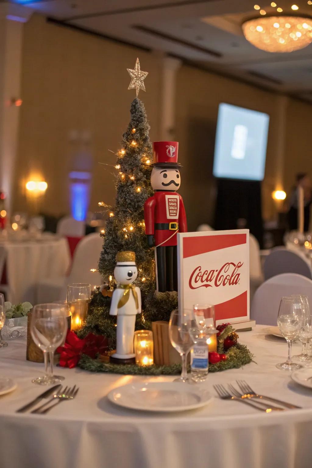 Personalize tables with festive centerpieces