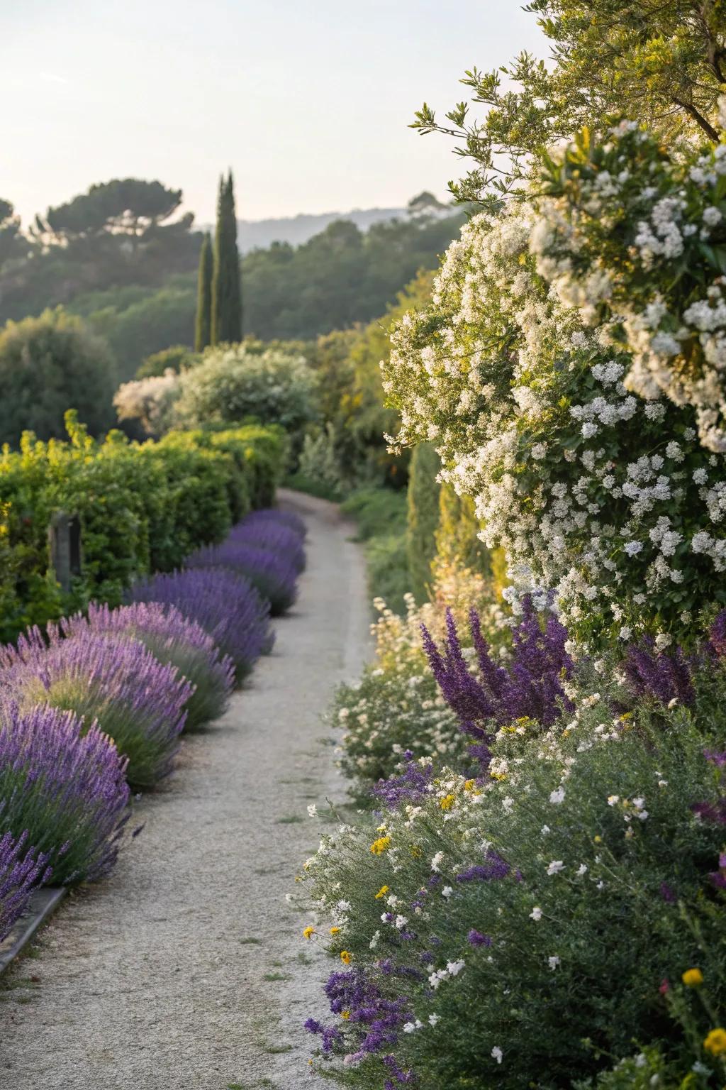 Fragrant plants that add a delightful aroma to the garden.