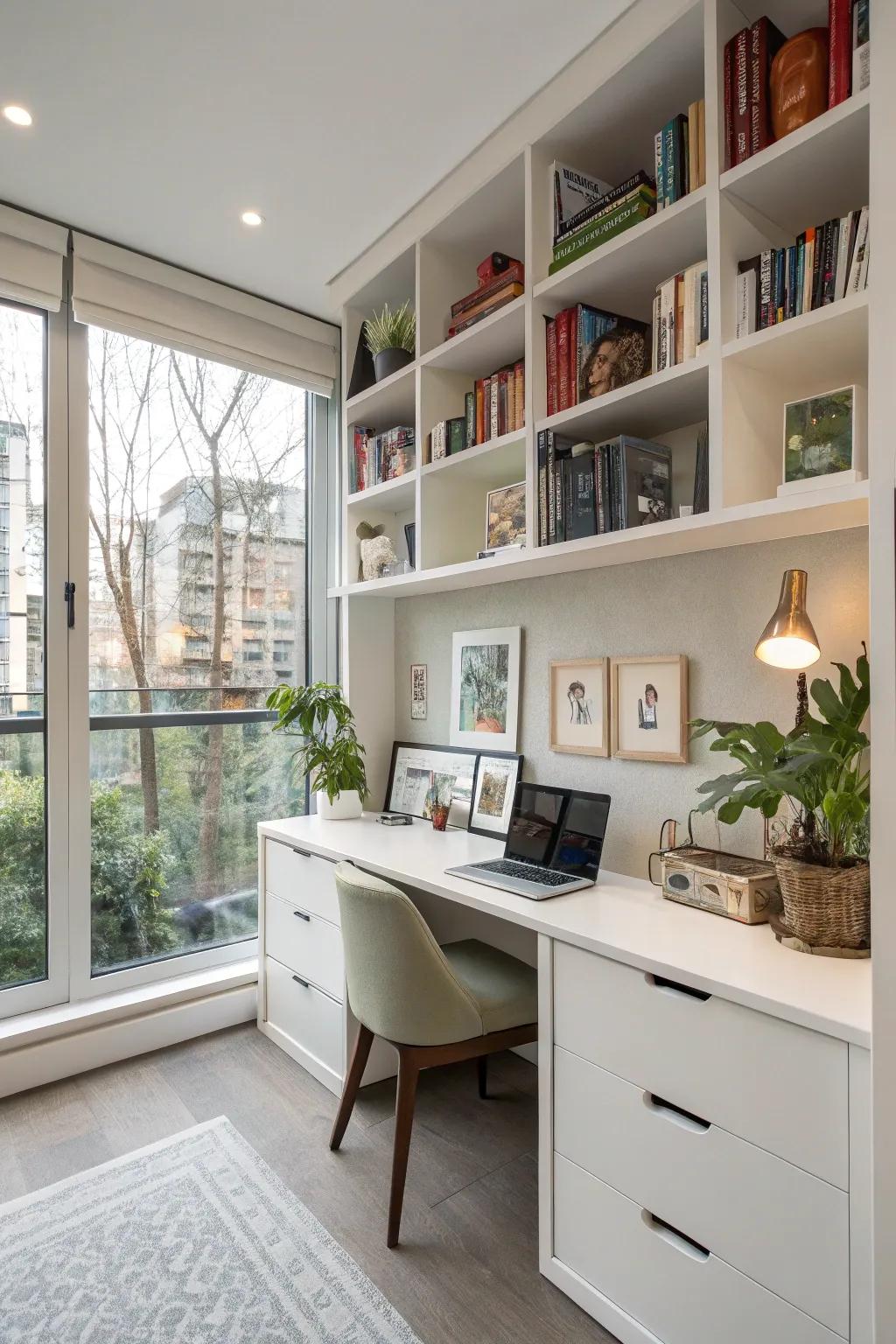 Personalized home office fostering productivity and inspiration