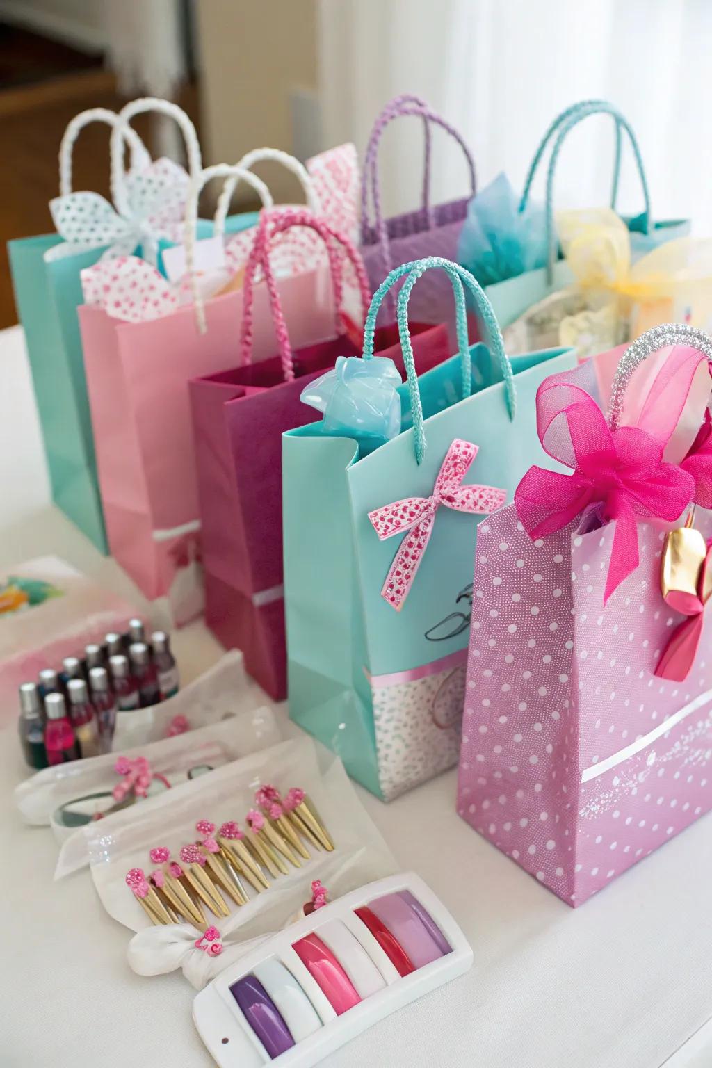 Crafted spa favors that guests can enjoy long after the party ends.