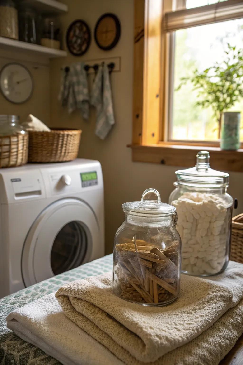 Layered textiles soften the look of glass and wood.