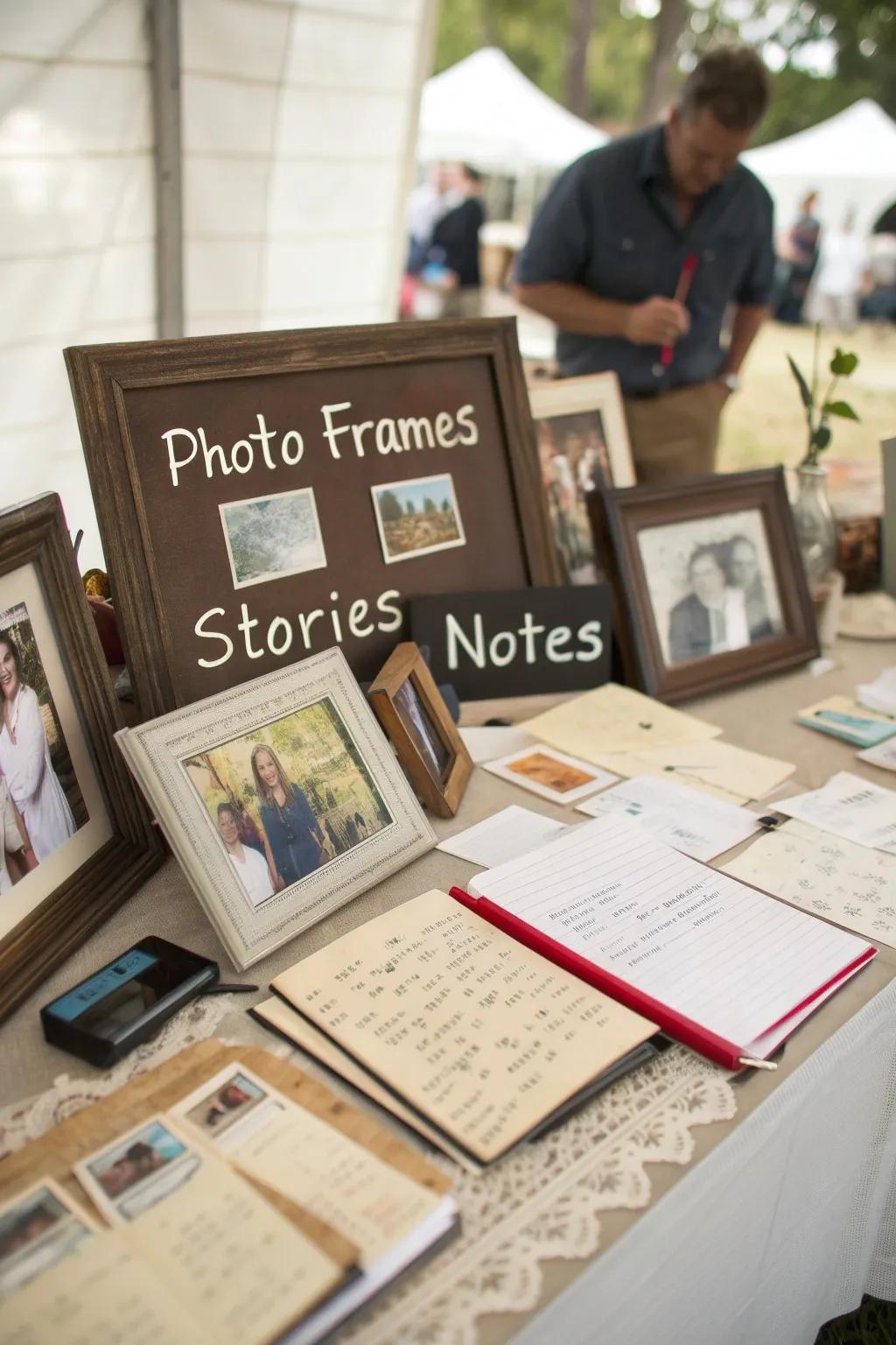 Personal labels provide context and share stories with your guests.