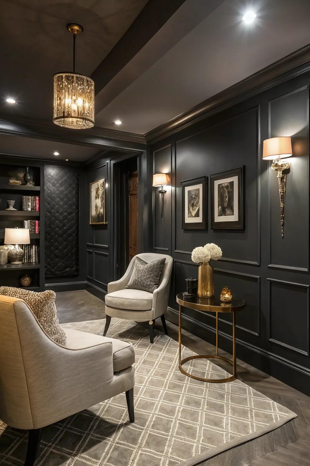 Charcoal brings sophistication and modern elegance.