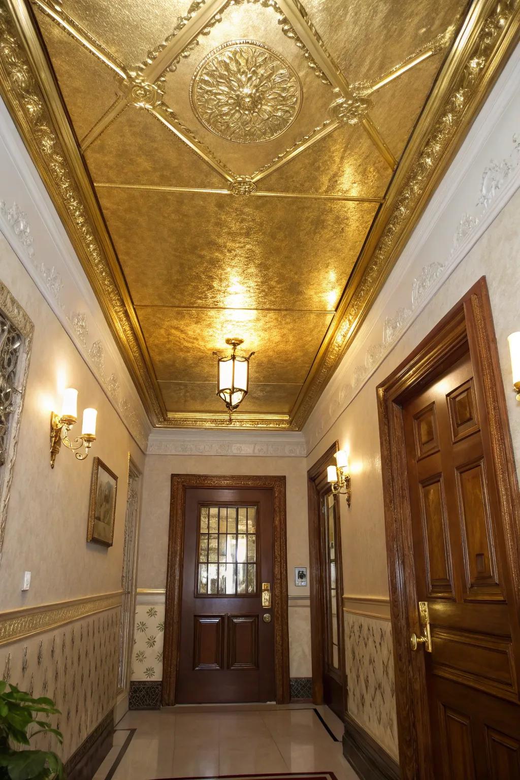 Glamorous Metallic Ceilings