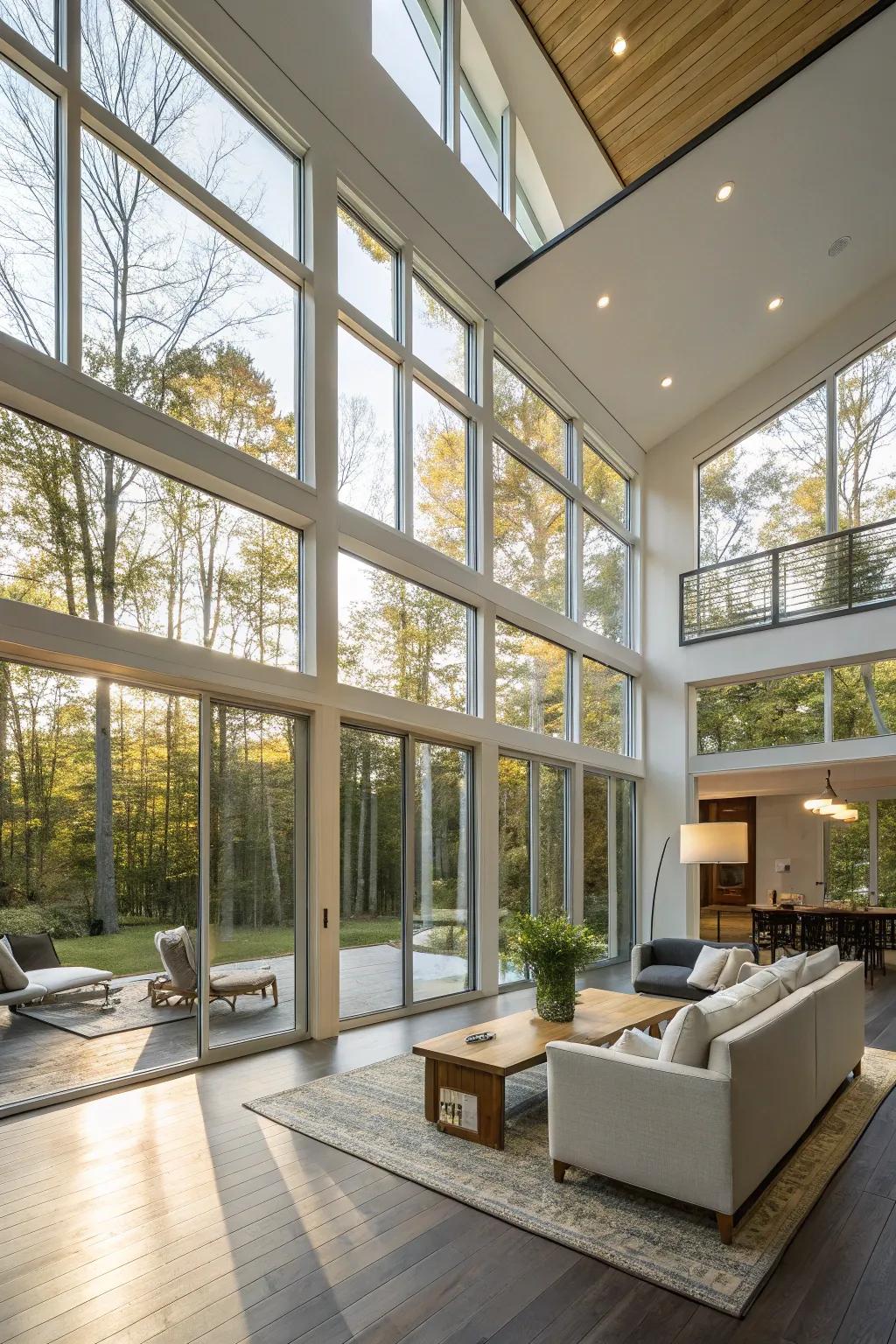 A space that benefits from efficient windows and abundant natural light.