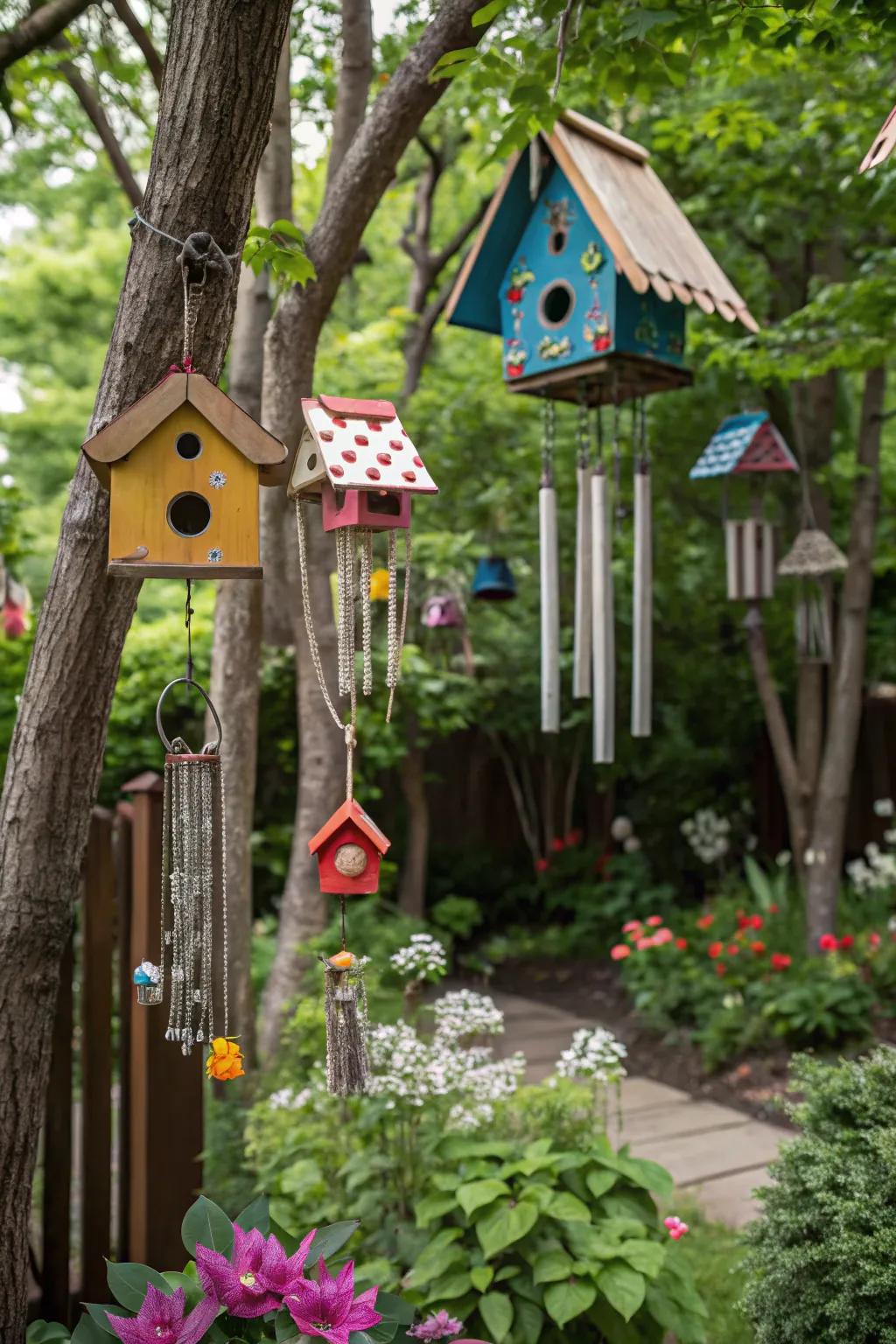 Add charm with playful garden accents.