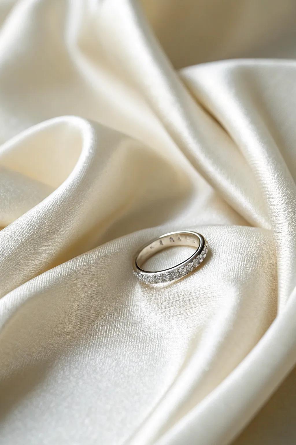 A delicate thin band that offers understated elegance.