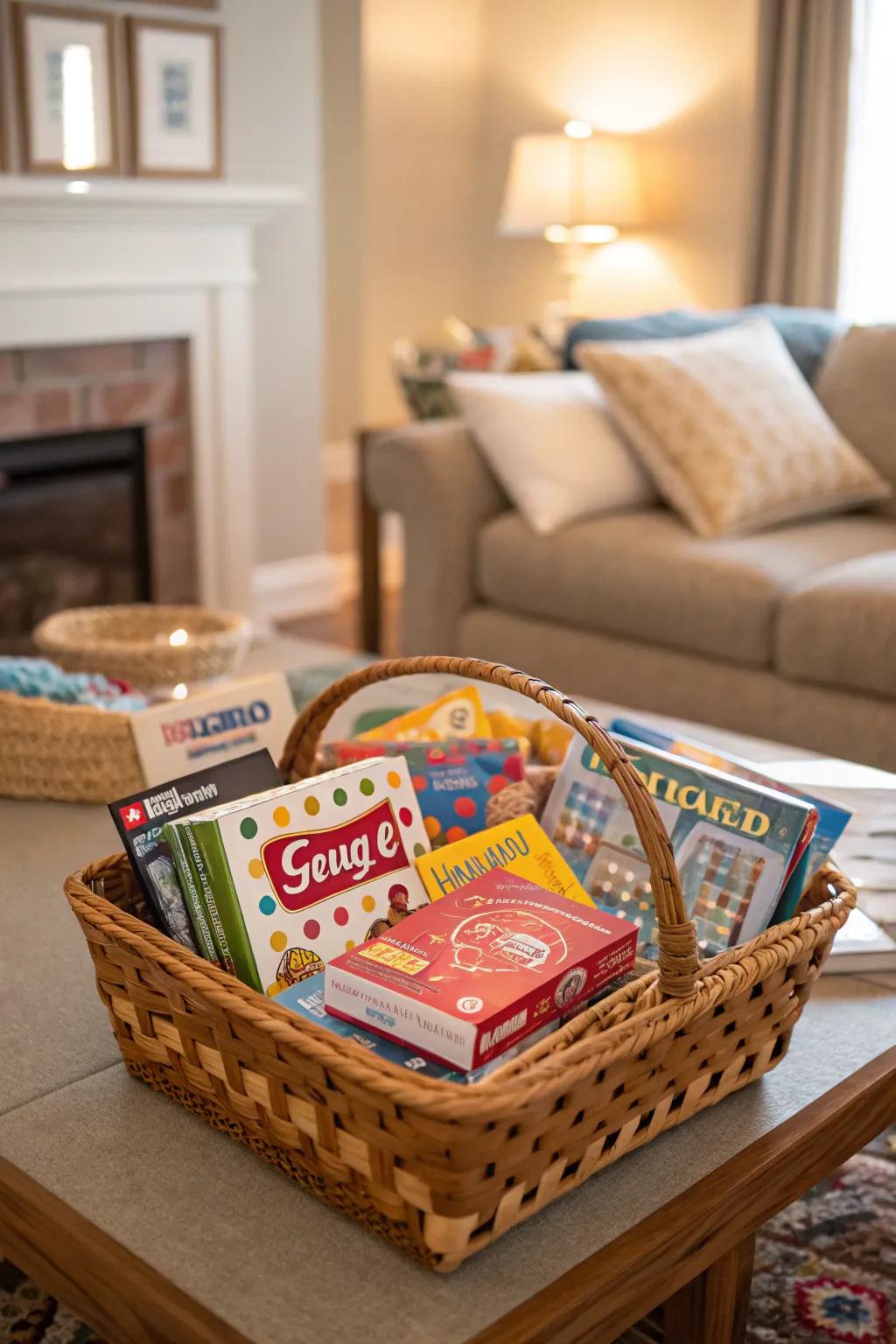 Foster fun and connection with board games in the Easter basket.