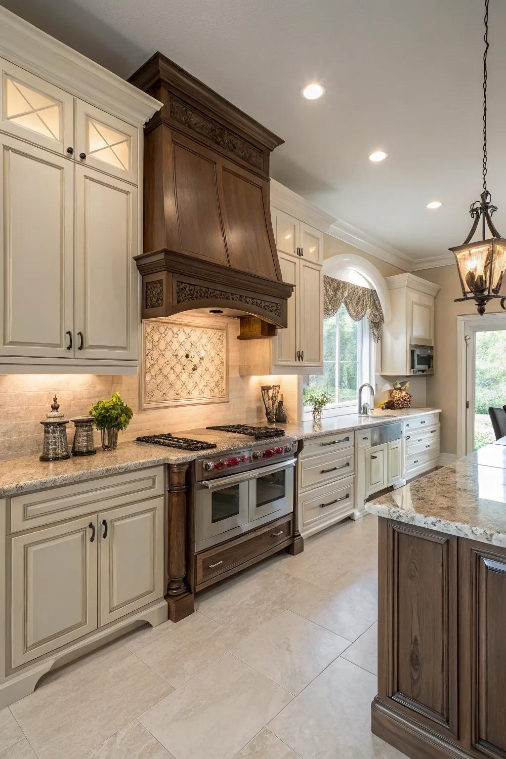 Mix and match trim styles for a personalized touch.