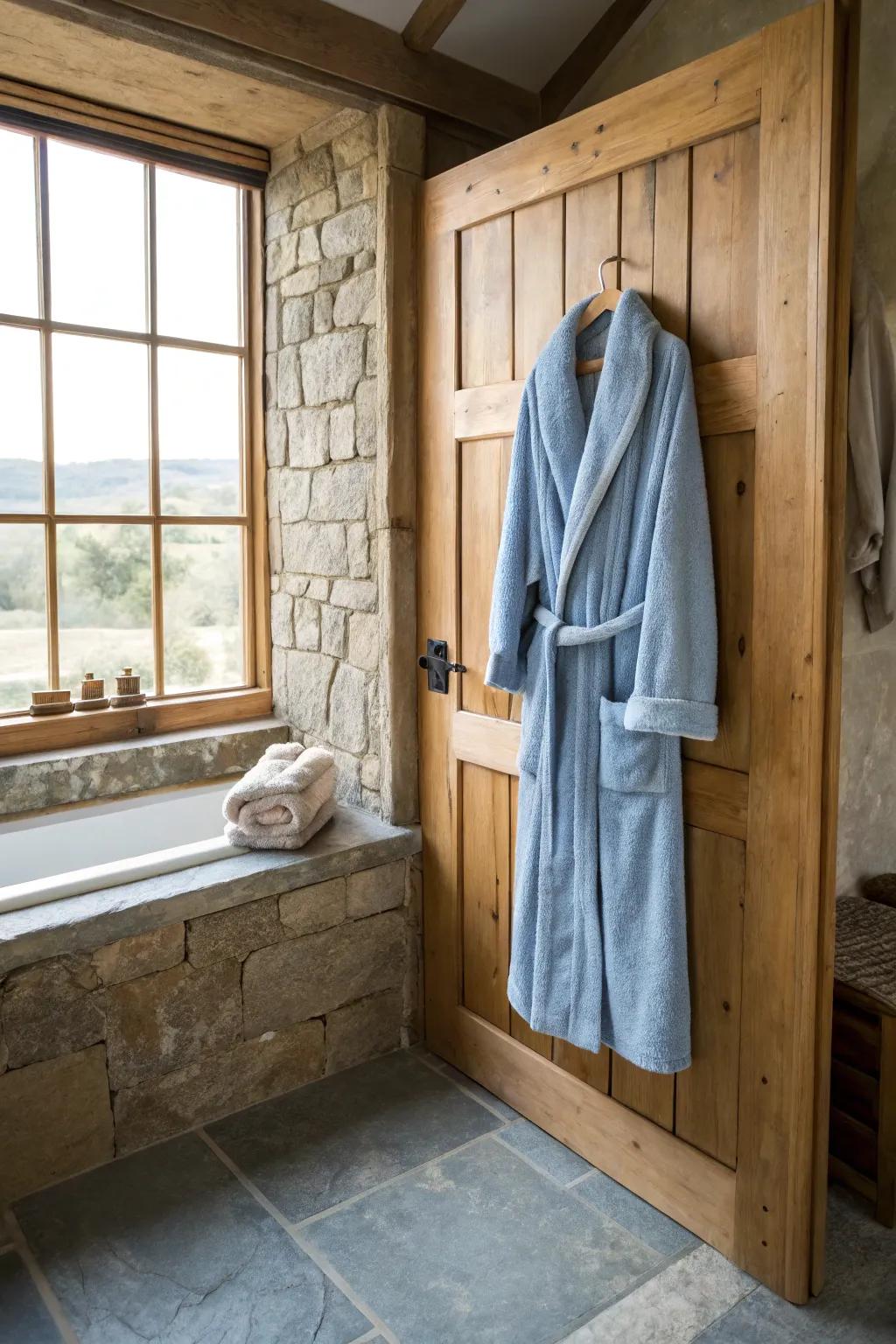 Wrap her in comfort with a plush bathrobe.
