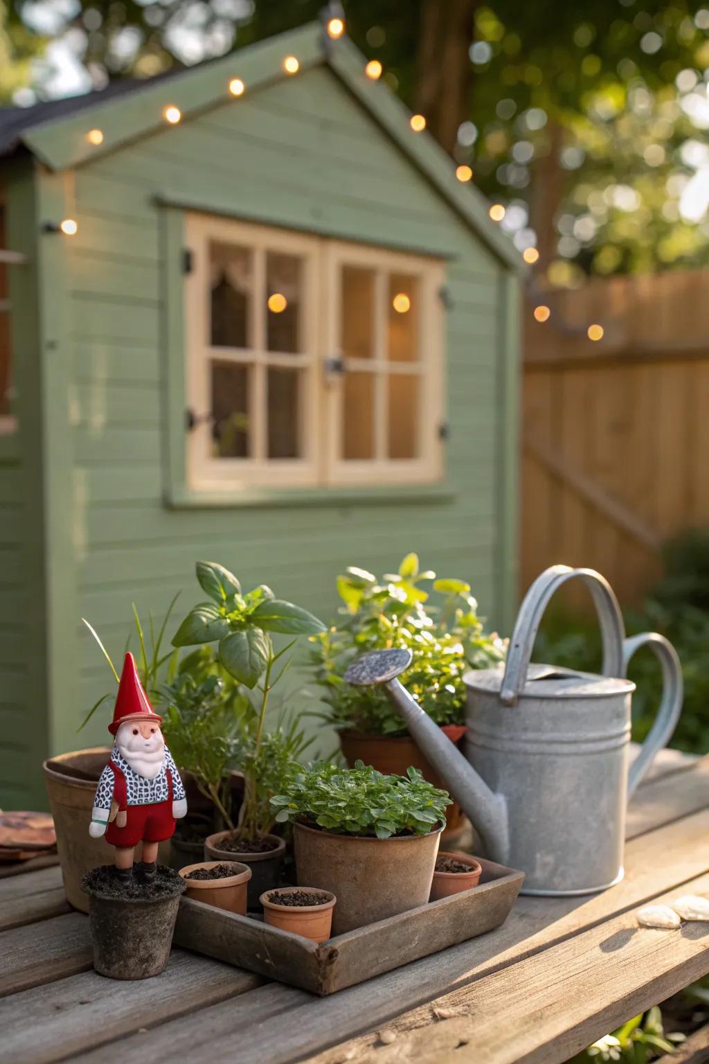 Bring a touch of nature indoors with an elf gardening adventure.