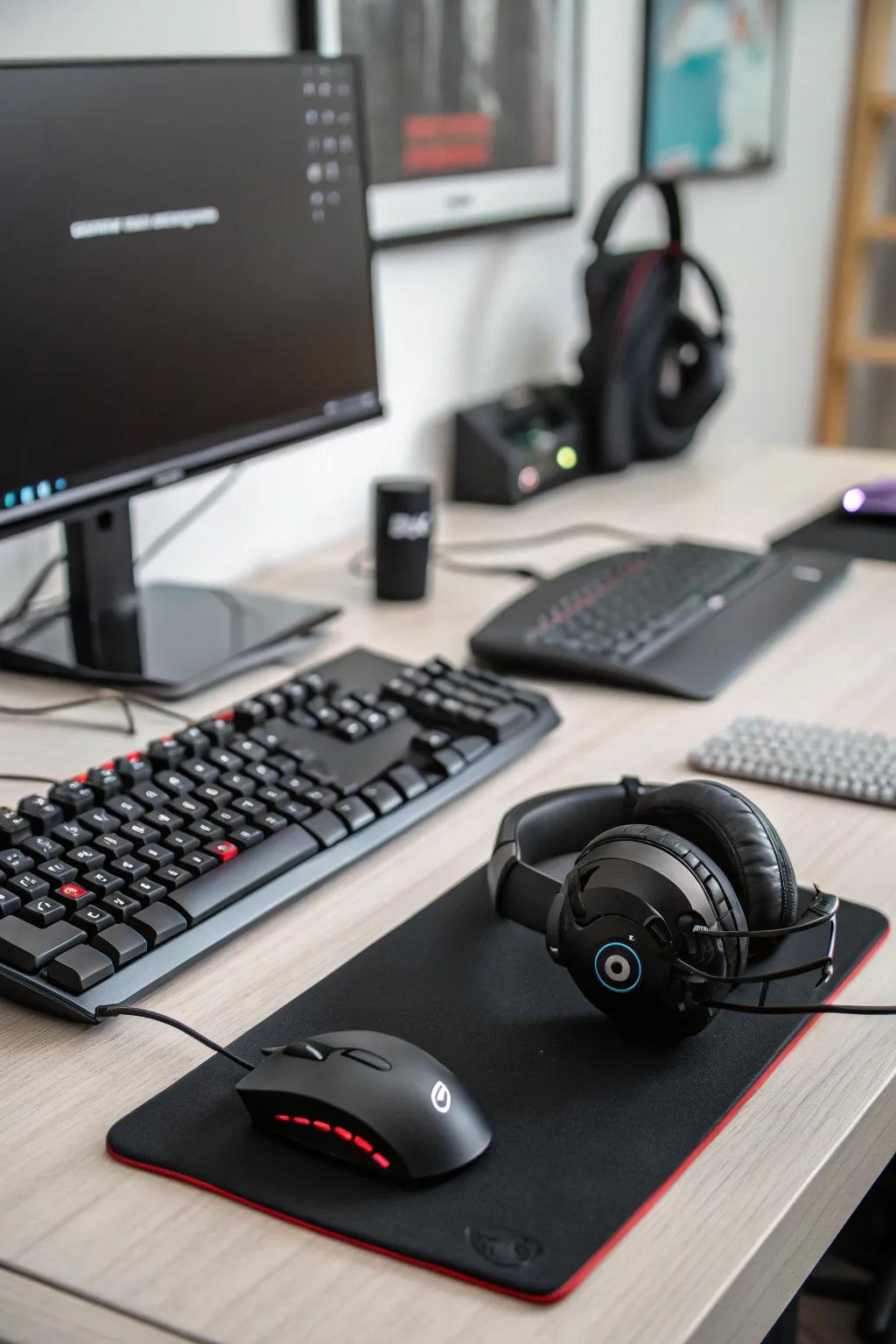 Wireless peripherals enhance cleanliness and mobility in your setup.