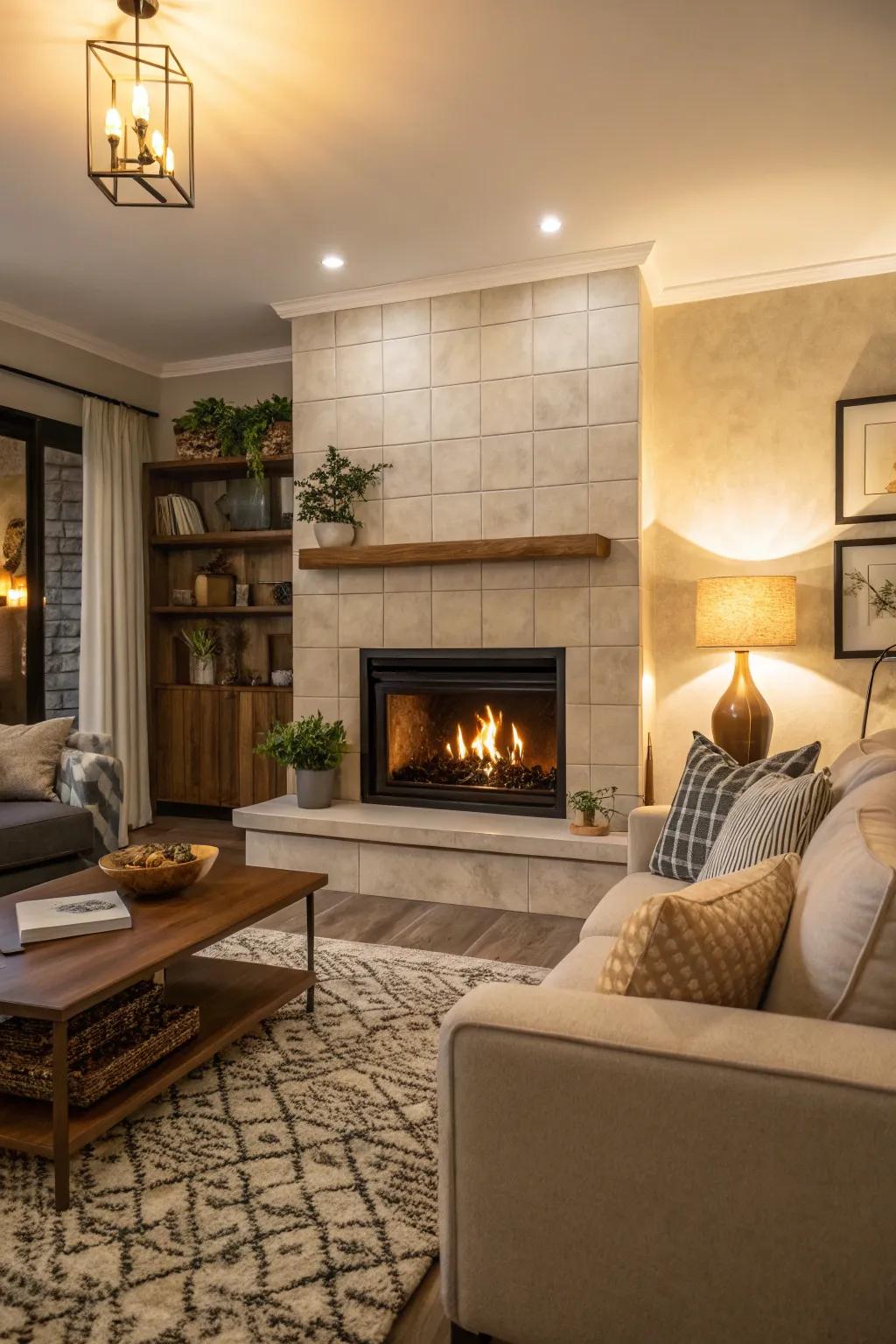 Fireplaces add a warm and inviting focal point to any room.