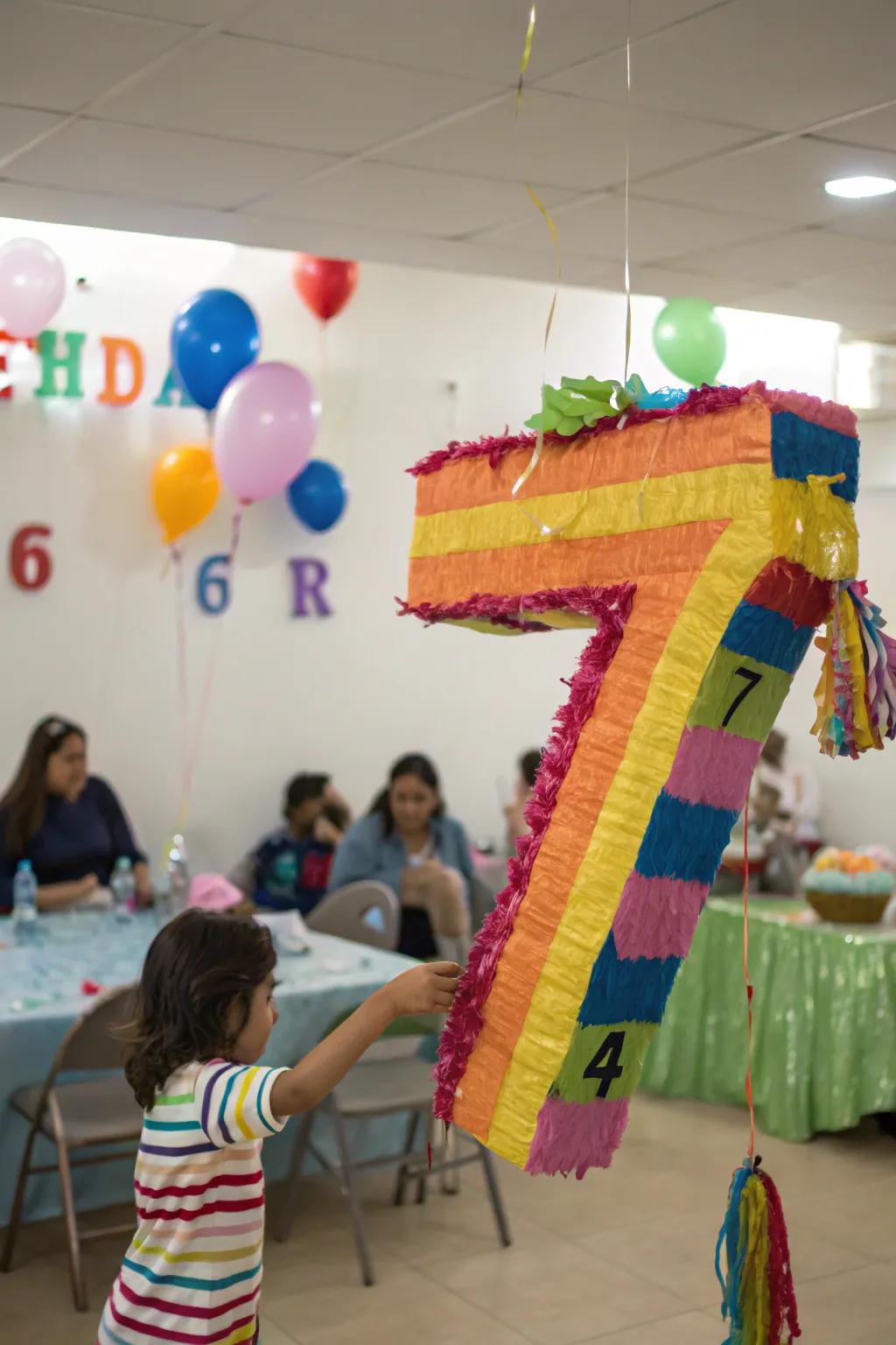 A festive piñata that doubles as decor and entertainment.