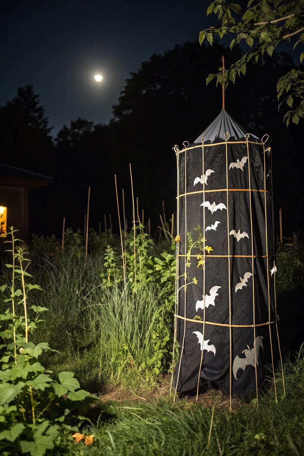 A bat-filled night display that transforms your garden into a spooky spectacle.