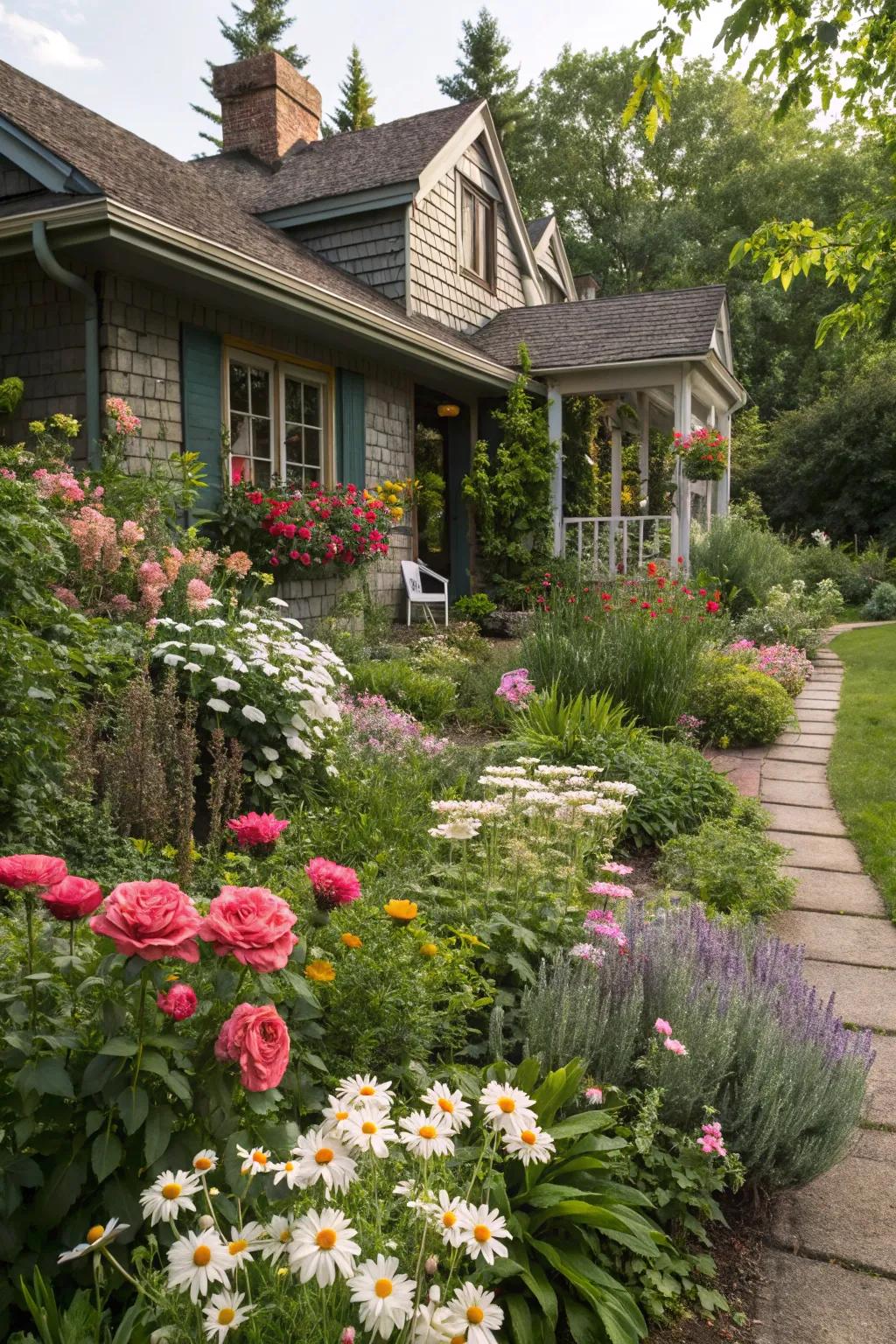 A cottage garden brings whimsical charm to your yard.