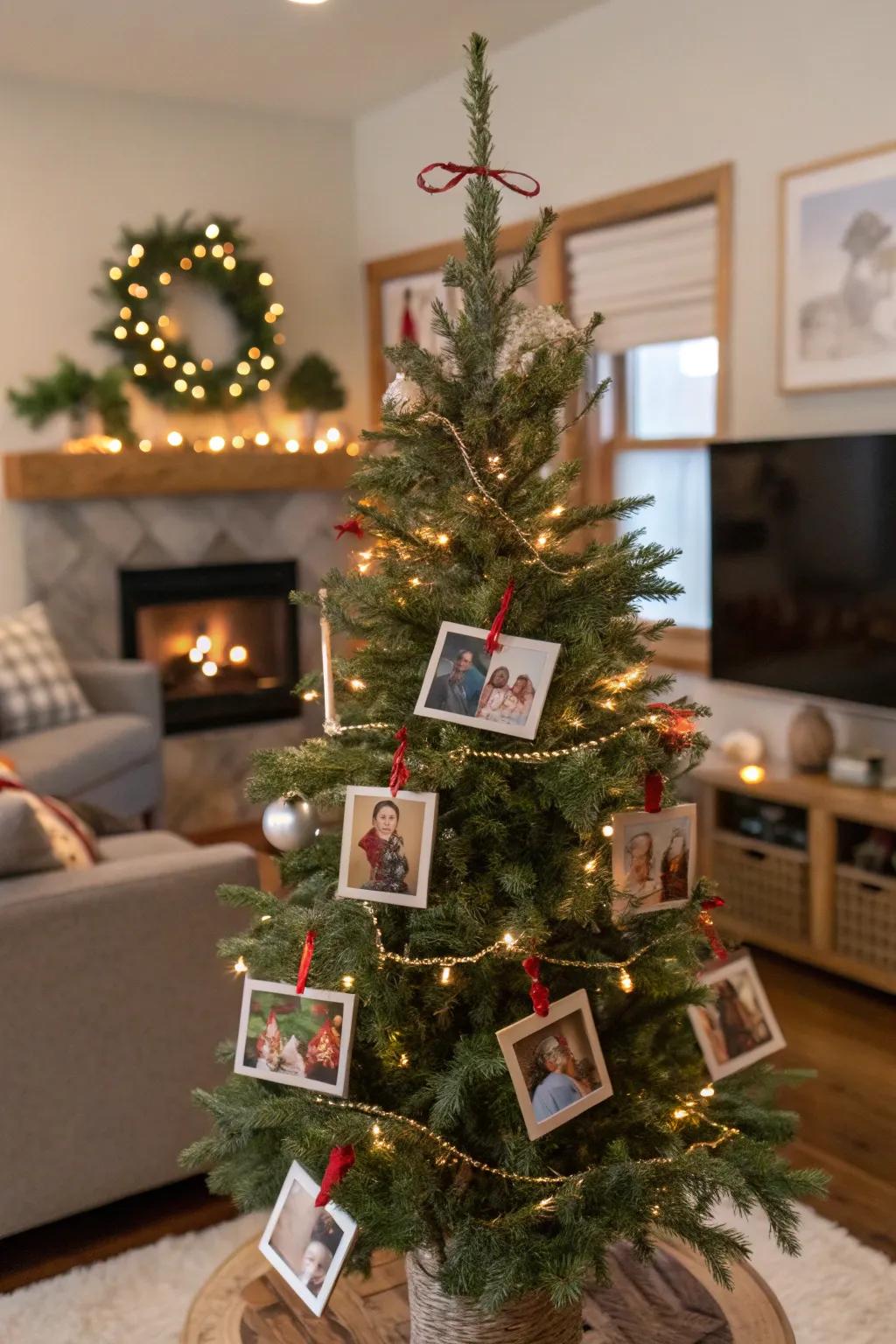 Personalized ornaments make the tree uniquely yours.