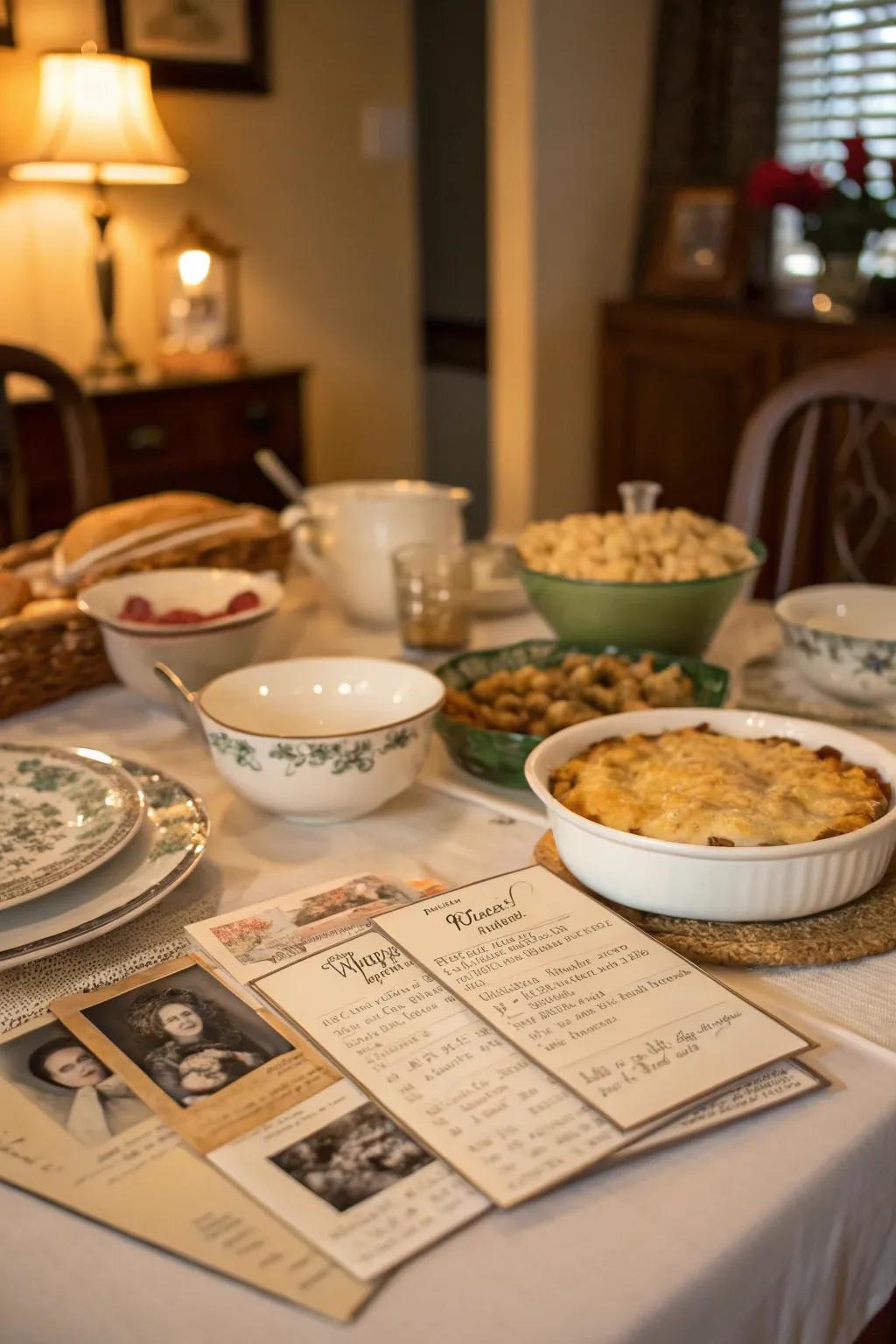 Taste nostalgia with a dinner of cherished family recipes.