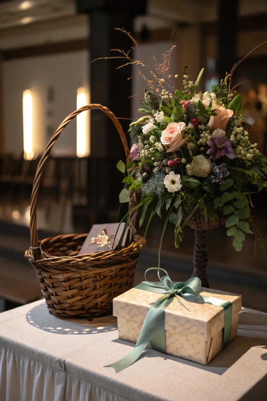 A mysterious May basket ready to surprise and delight.