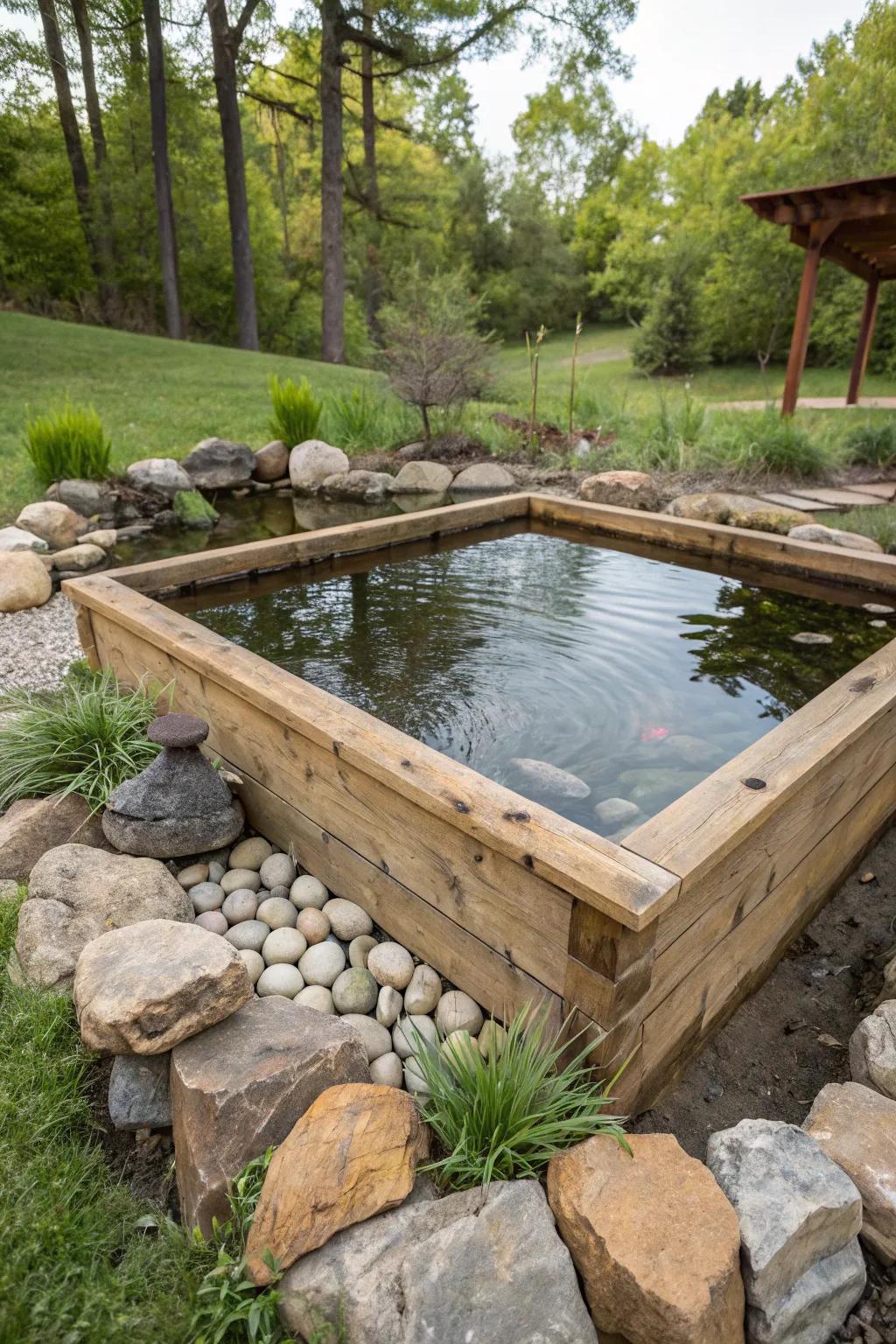 Create a habitat for wildlife with thoughtful pond design.