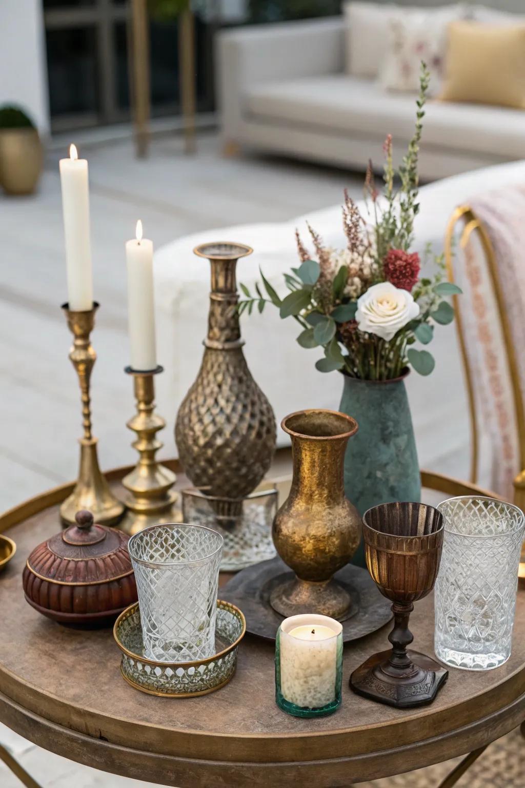 Eclectic styles make your table uniquely yours.