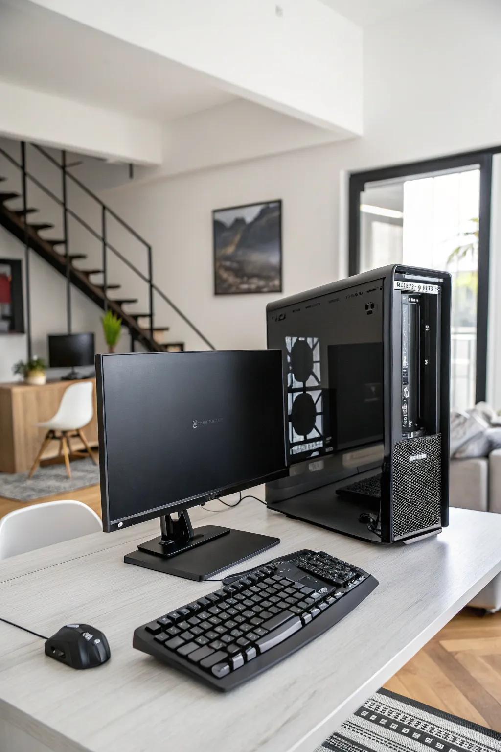 Understated elegance creates a classic and timeless setup.