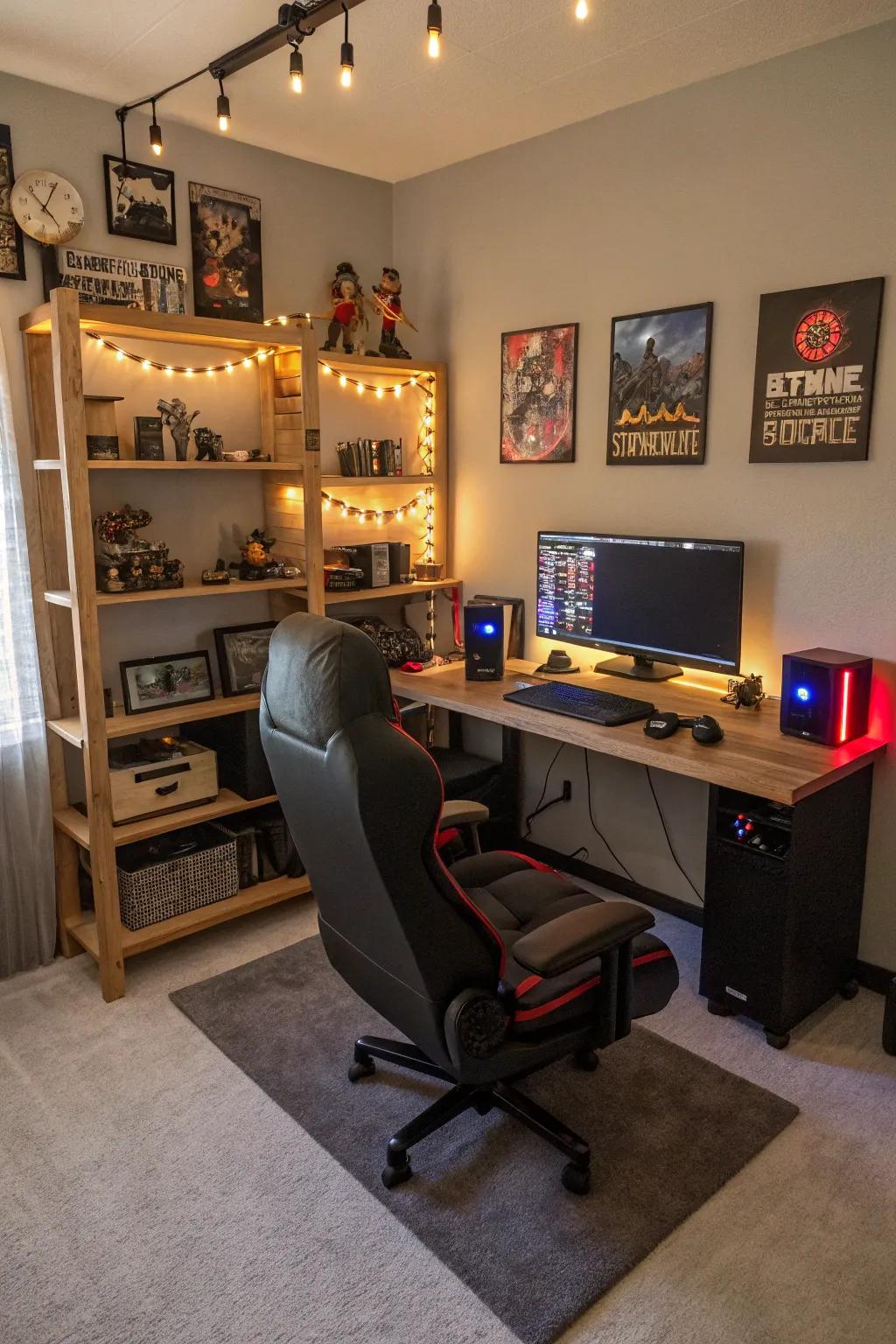 DIY projects add a unique and personal touch to your gaming space.