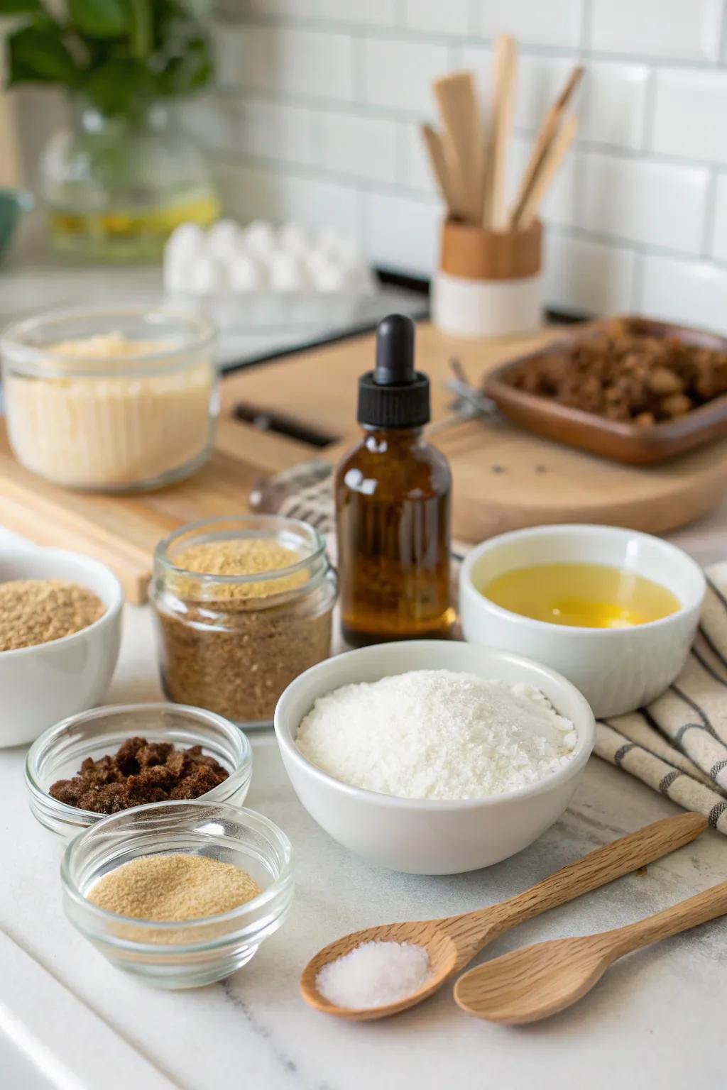 Create nourishing body scrubs with simple kitchen ingredients.