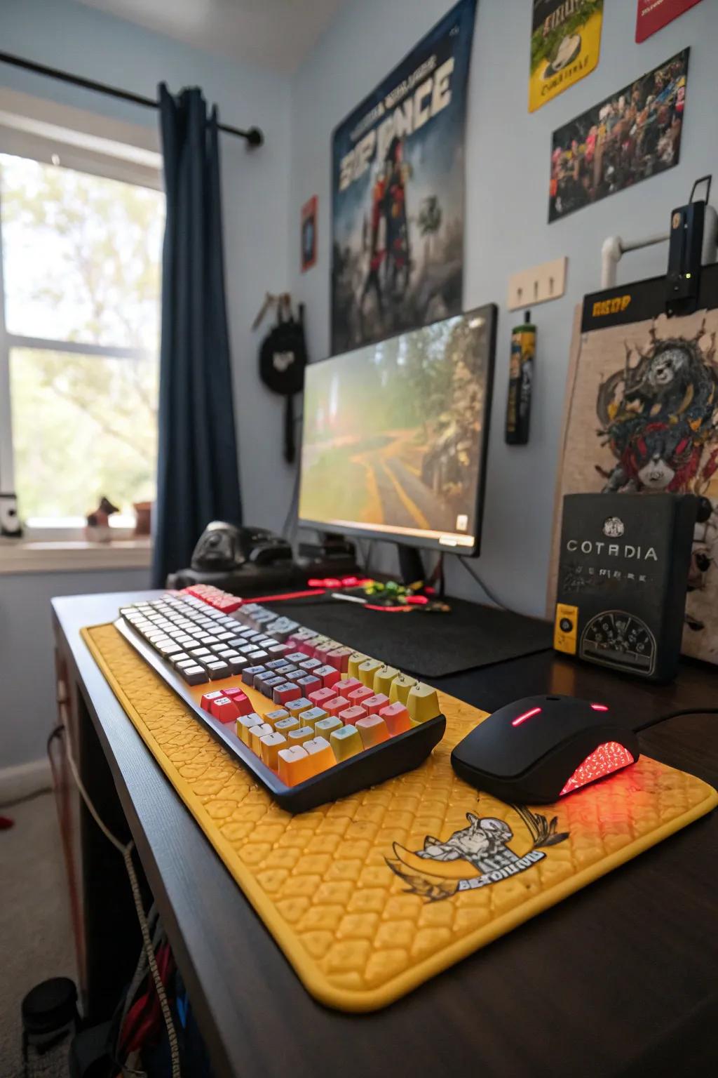 Personalized accessories reflect your gaming style.