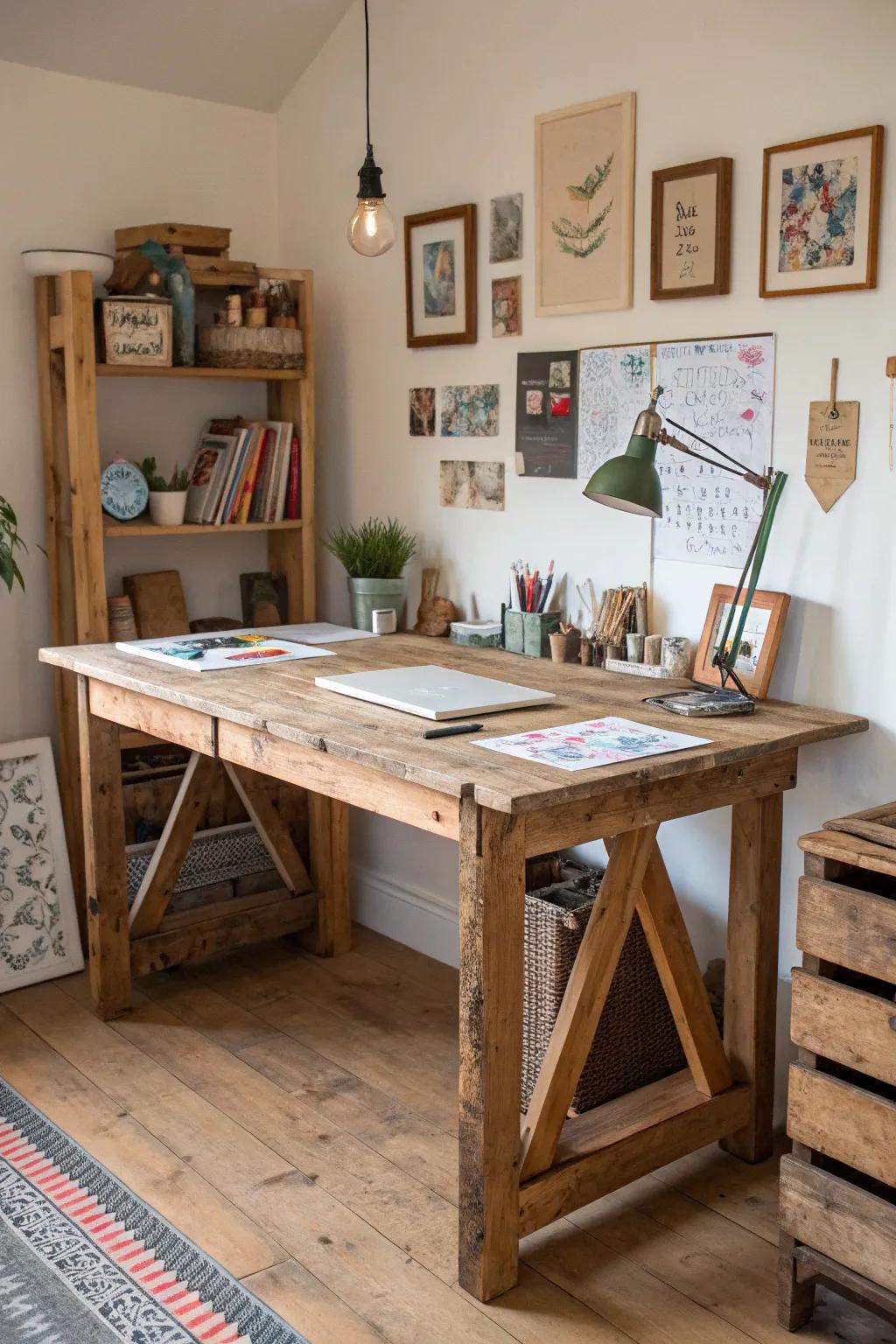 DIY desks: Personalized solutions for unique spaces.