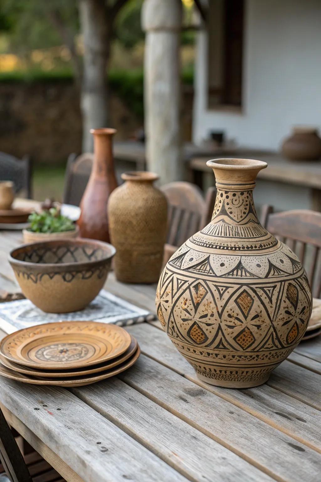 Pottery that tells a story through its craftsmanship.