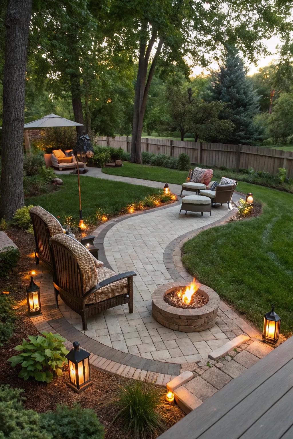 Destination fire pits create an immersive retreat in your backyard.