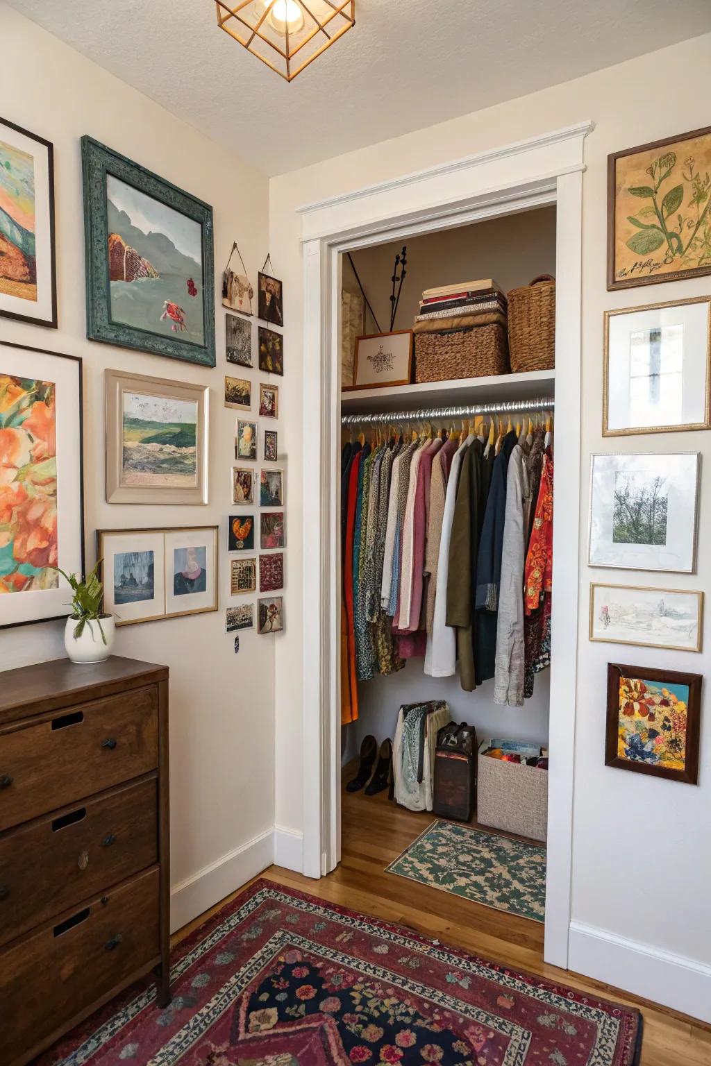 Art infuses your closet with character and style.