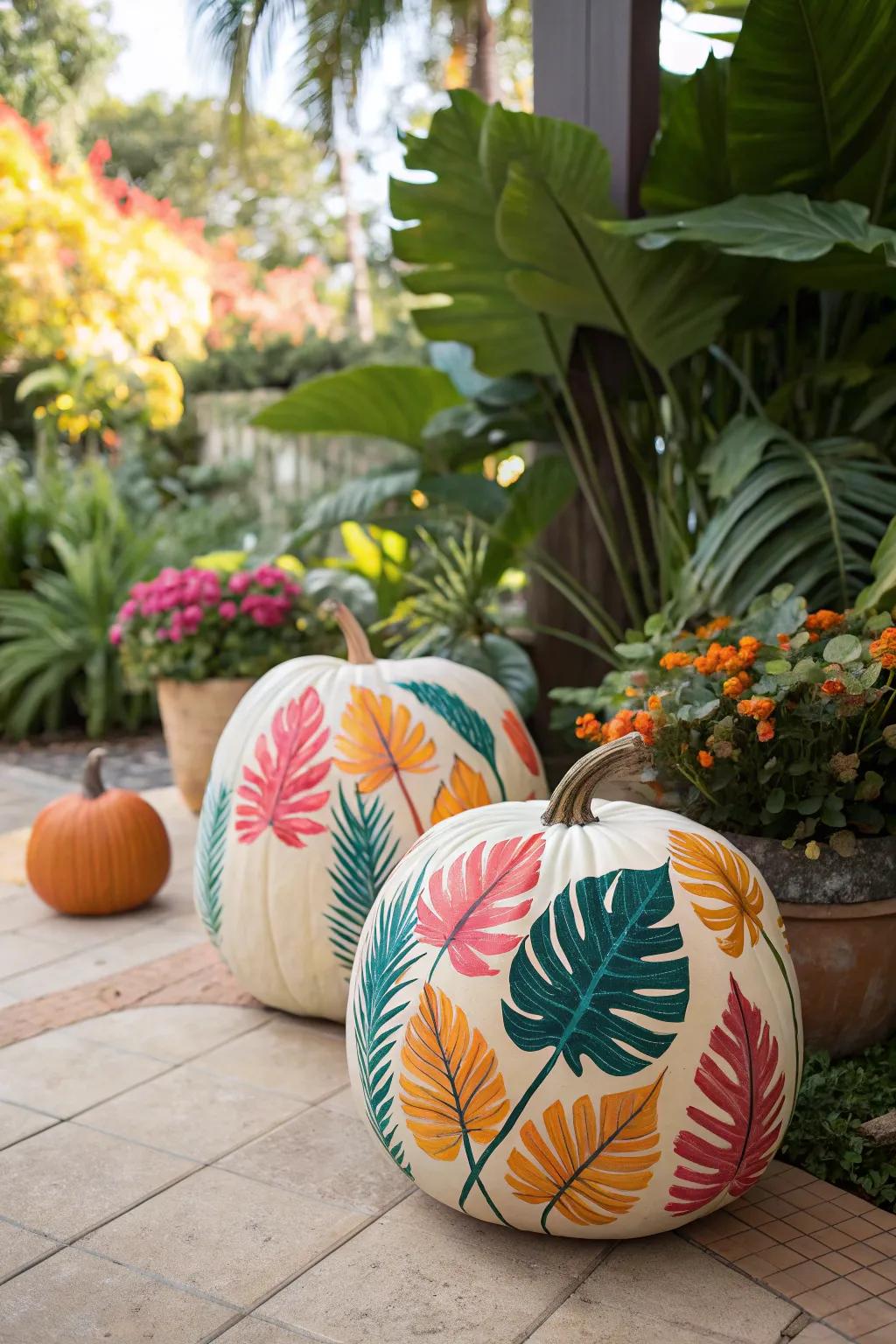 Bring a touch of the tropics to your decor with vibrant designs.