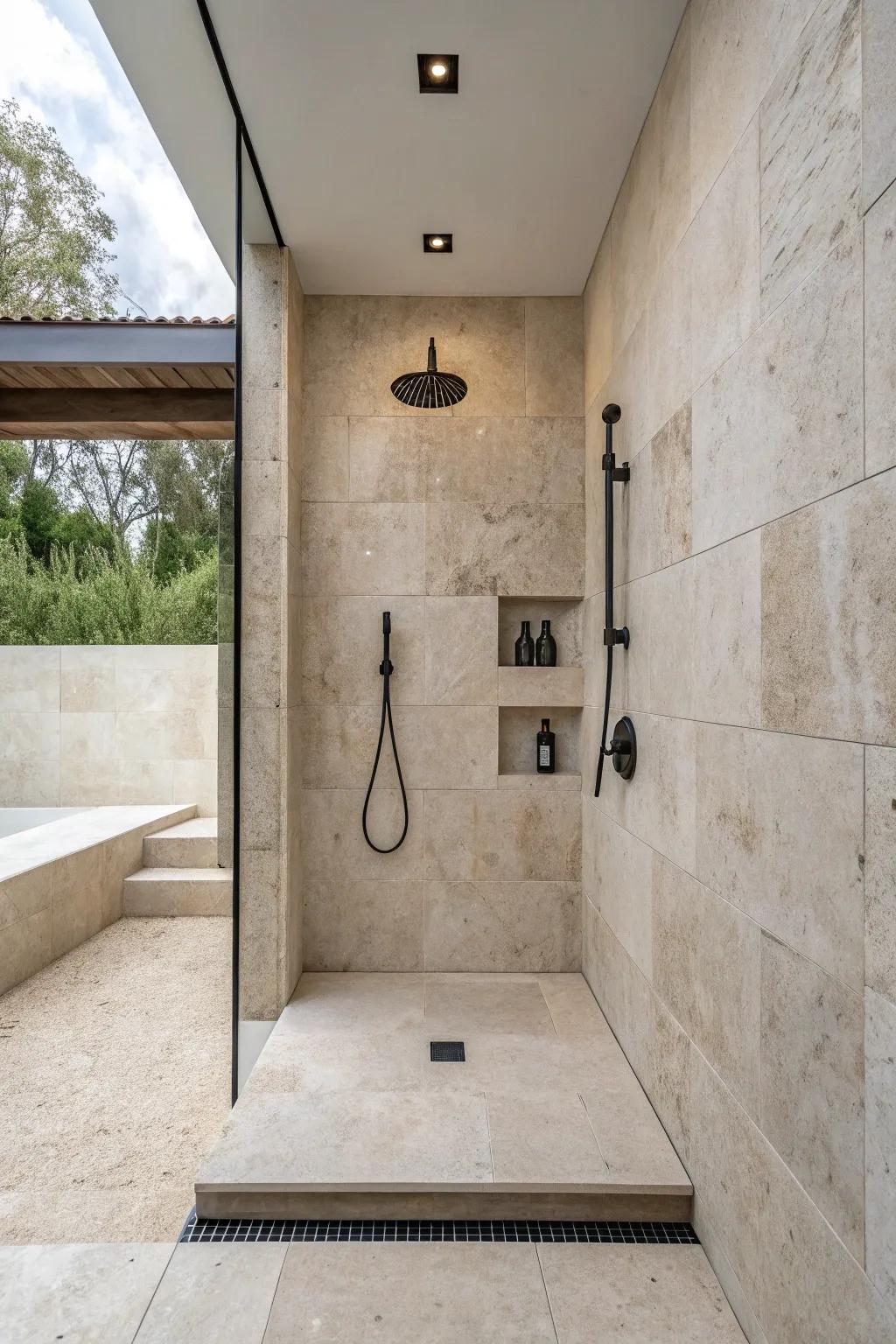 Minimalist designs highlight the natural beauty of stone.