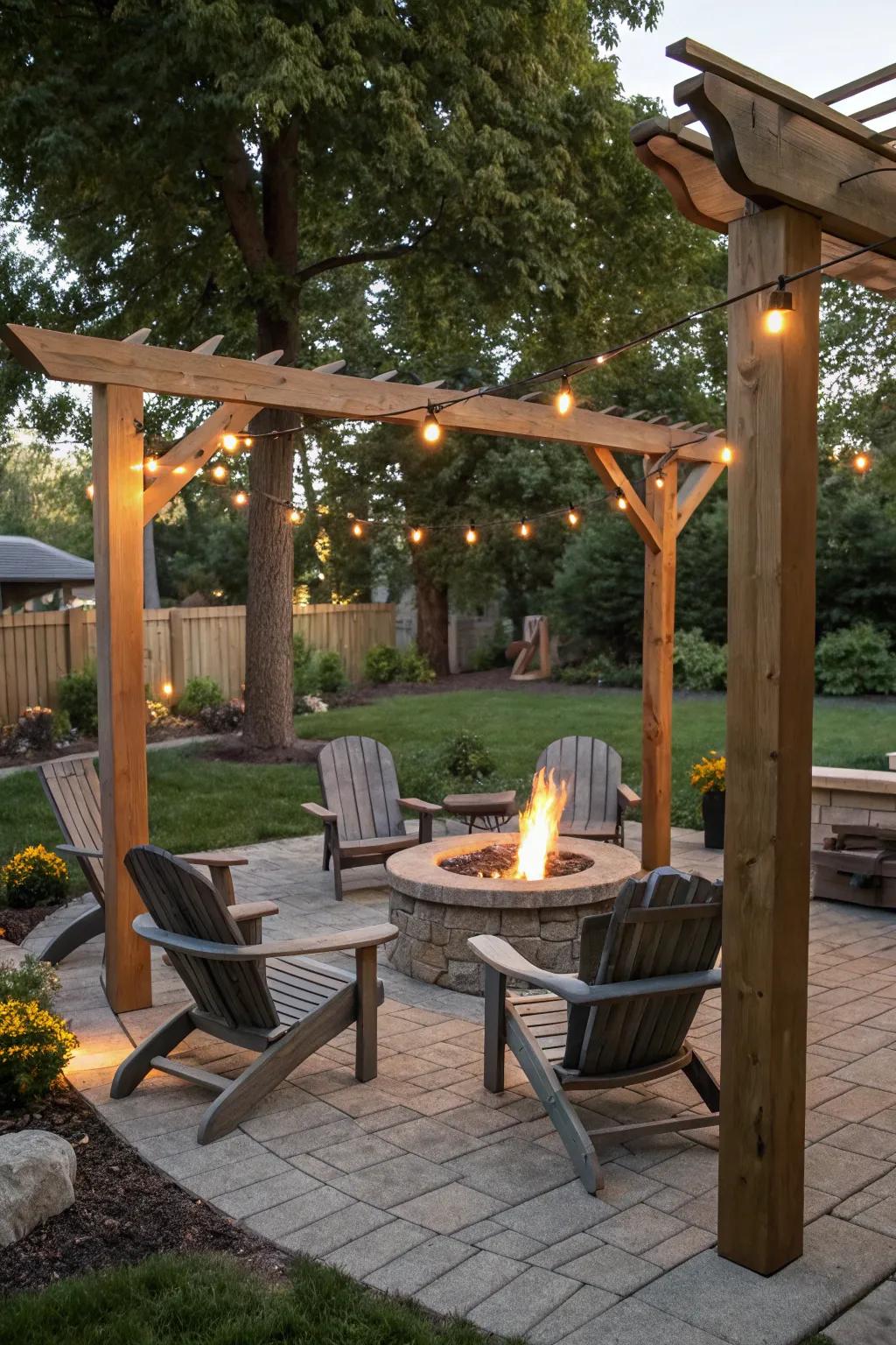 Make your fire pit area the ultimate relaxation spot with these multi-functional posts.