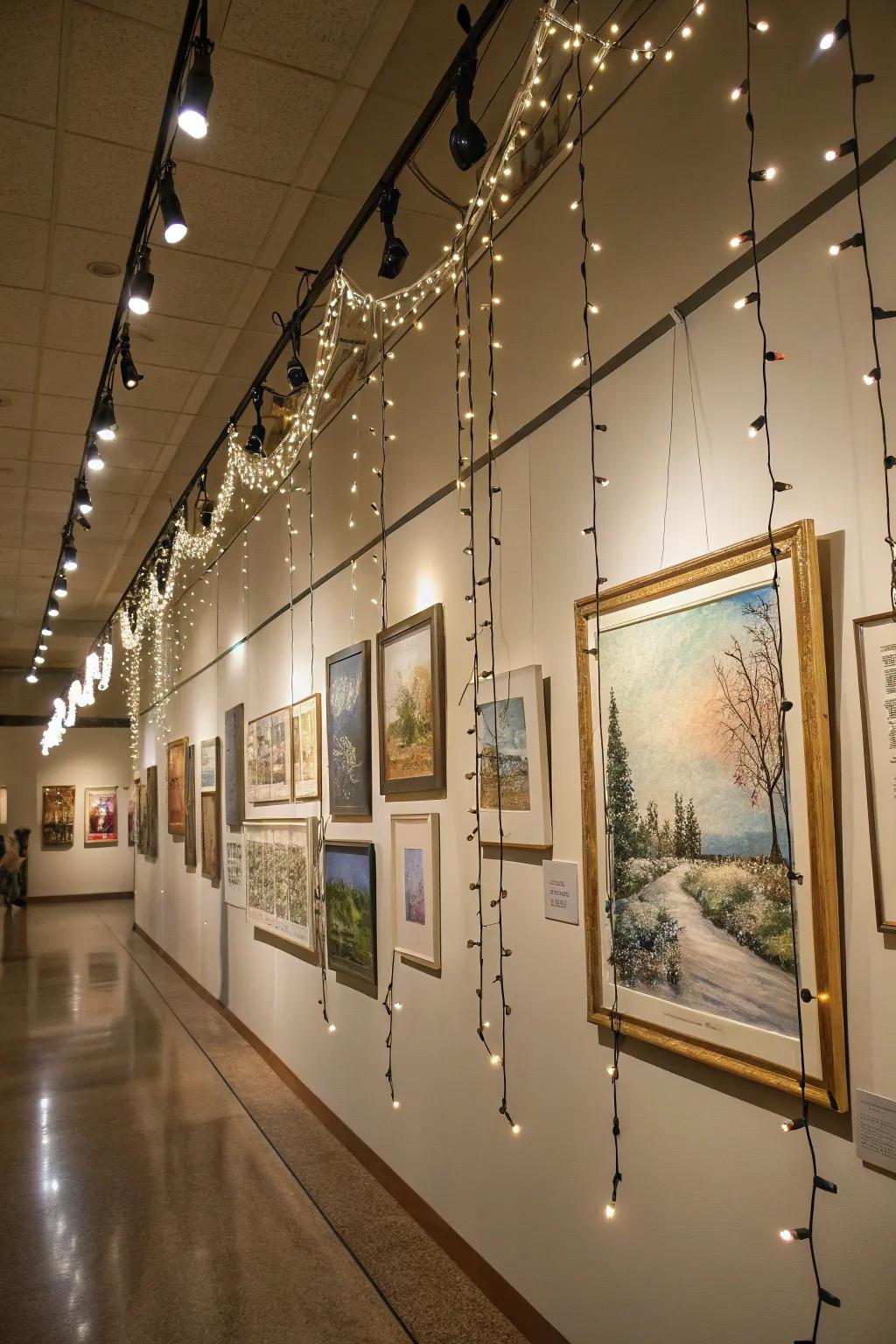 Turn your space into an art gallery with adjustable cable lighting.
