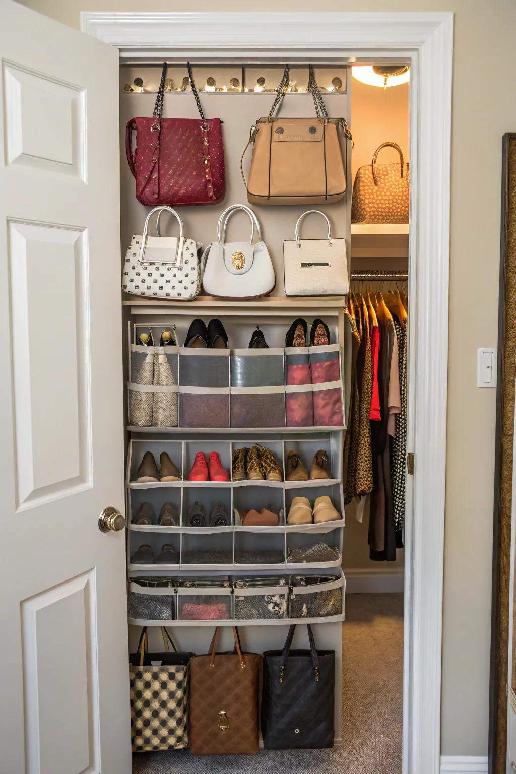 Turn your door into a prime storage spot for essentials.