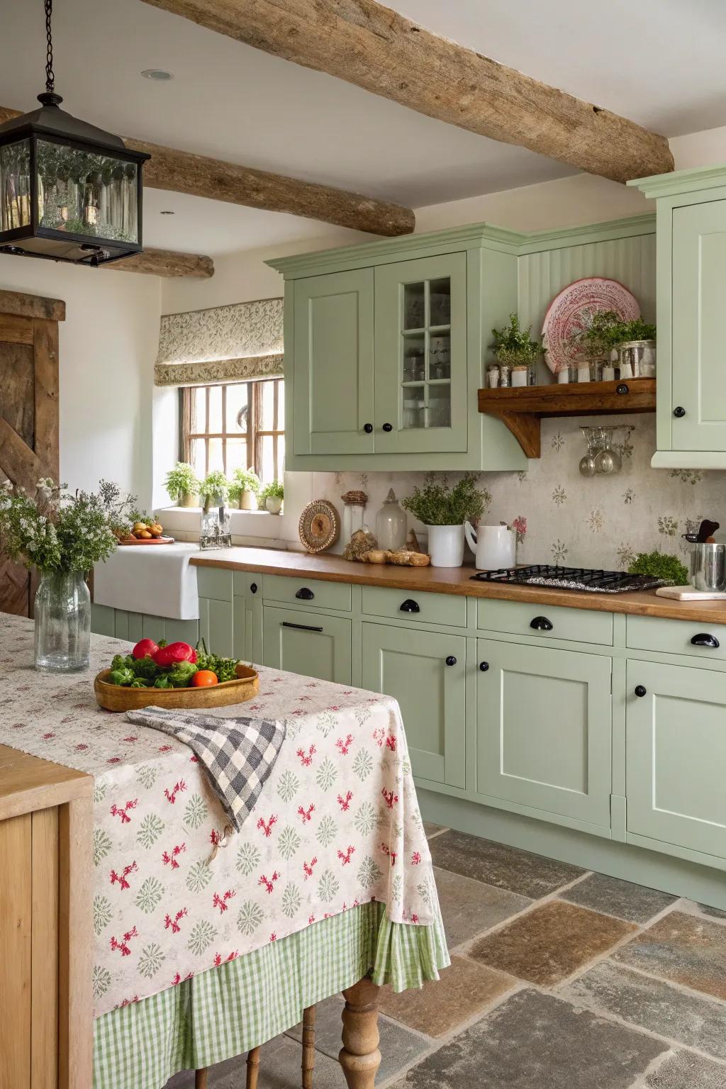 Shaker-style cabinets offer timeless appeal with a modern touch.