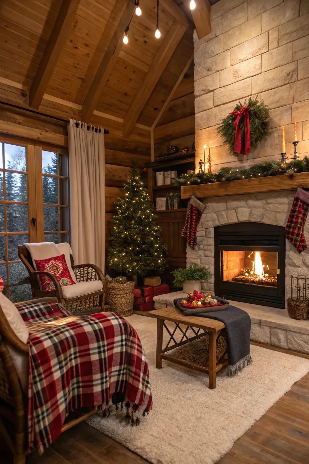 Embrace the warmth of a Rustic Lodge with this inviting theme.